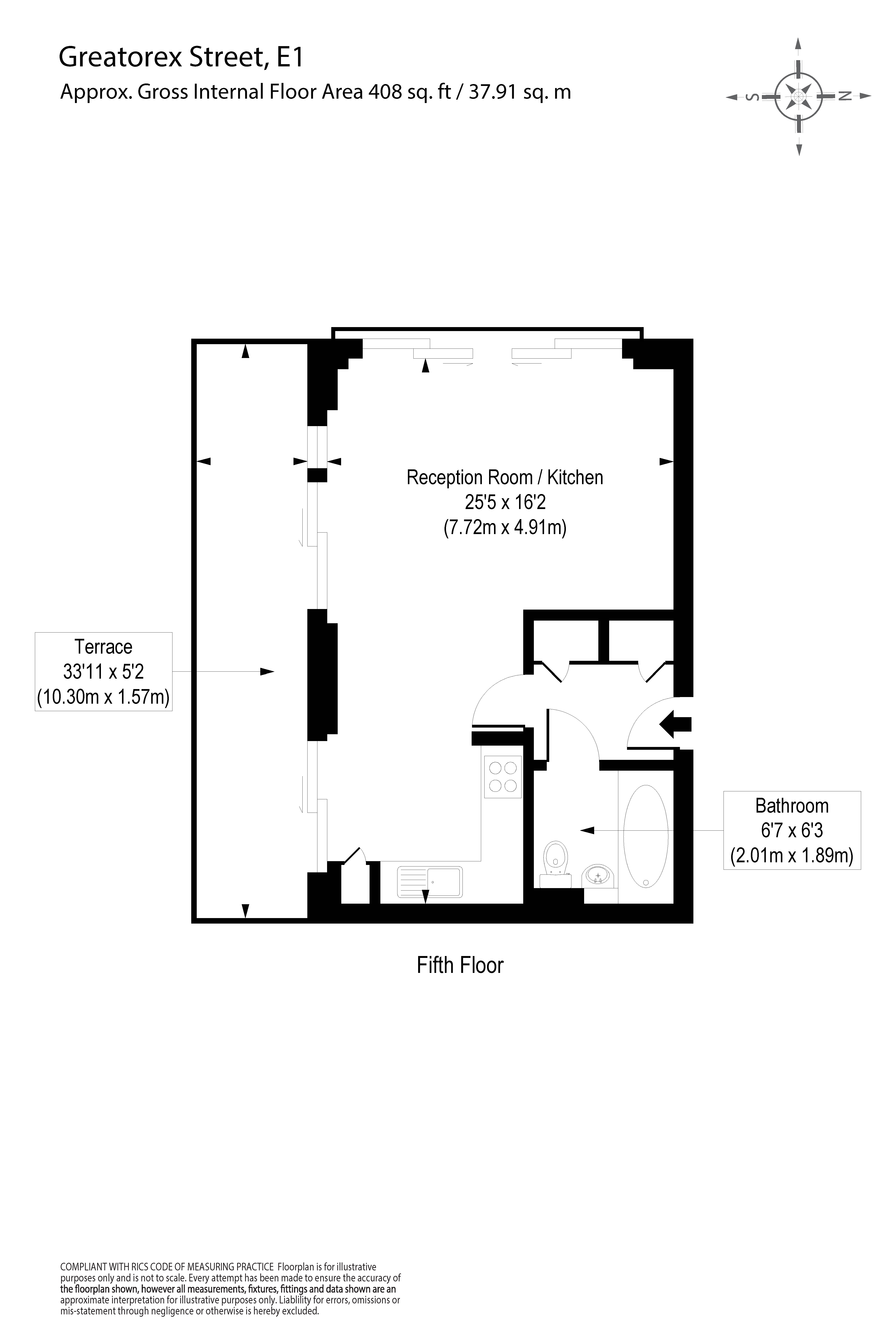 0 Bedrooms Studio to rent in Carillon Court, 41 Greatorex Street, London E1