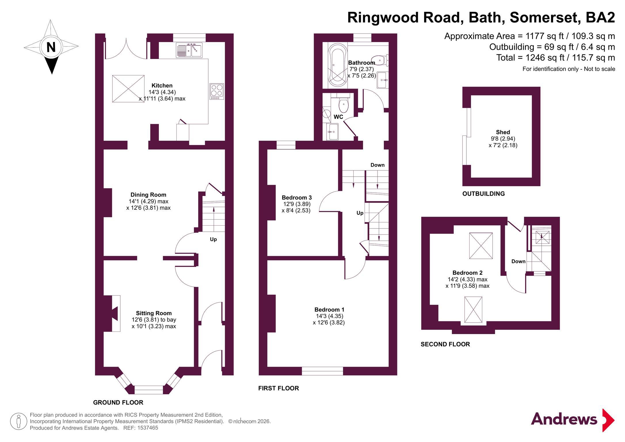 Ringwood Road, Somerset floorplan