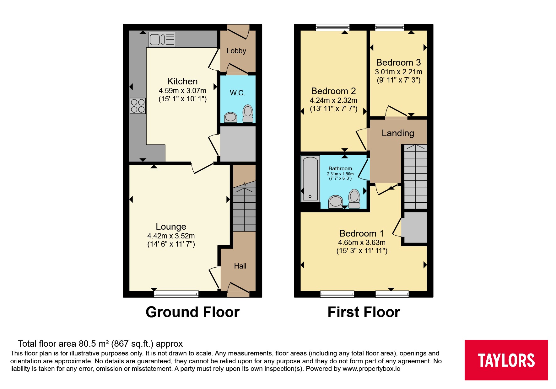 19, Mayflower Lane, Biggleswade floorplan