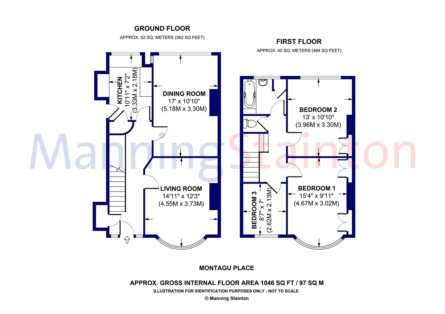 3 Bedrooms Semi-detached house for sale in Montagu Place, Oakwood, Leeds LS8