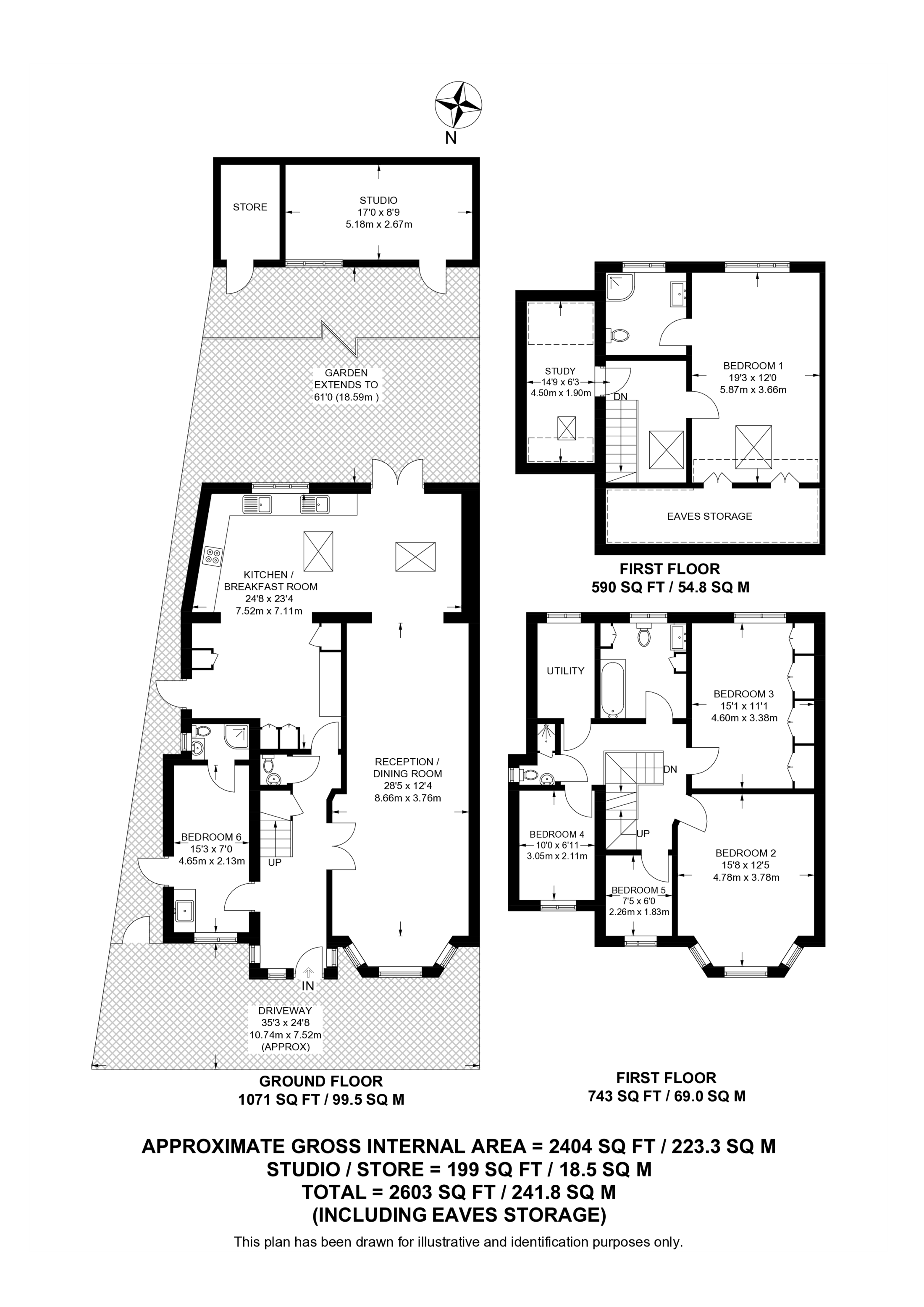 Southbourne Crescent, Hendon floorplan