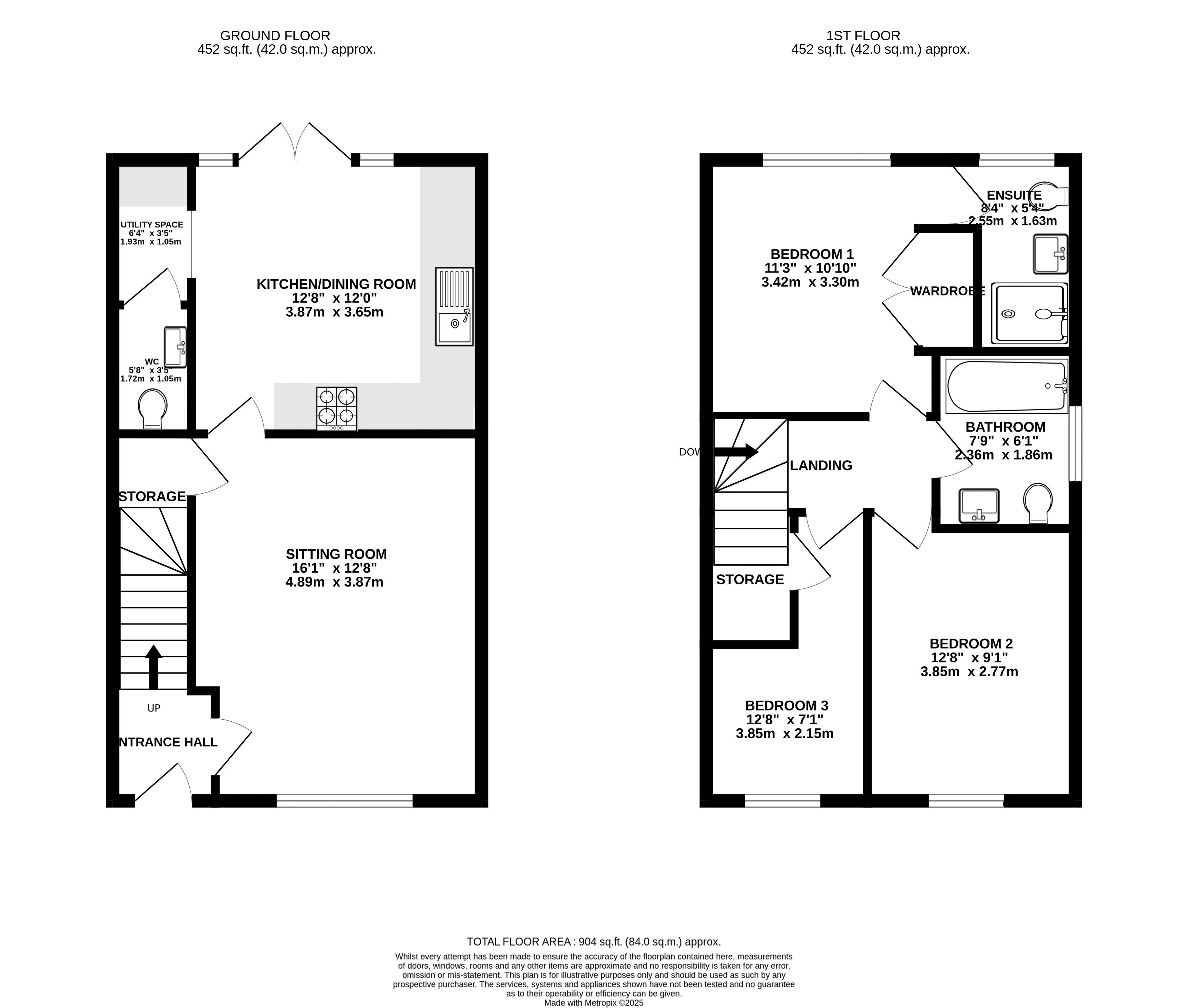 13, Oterhampton Gardens, Weston-Super-Mare floorplan