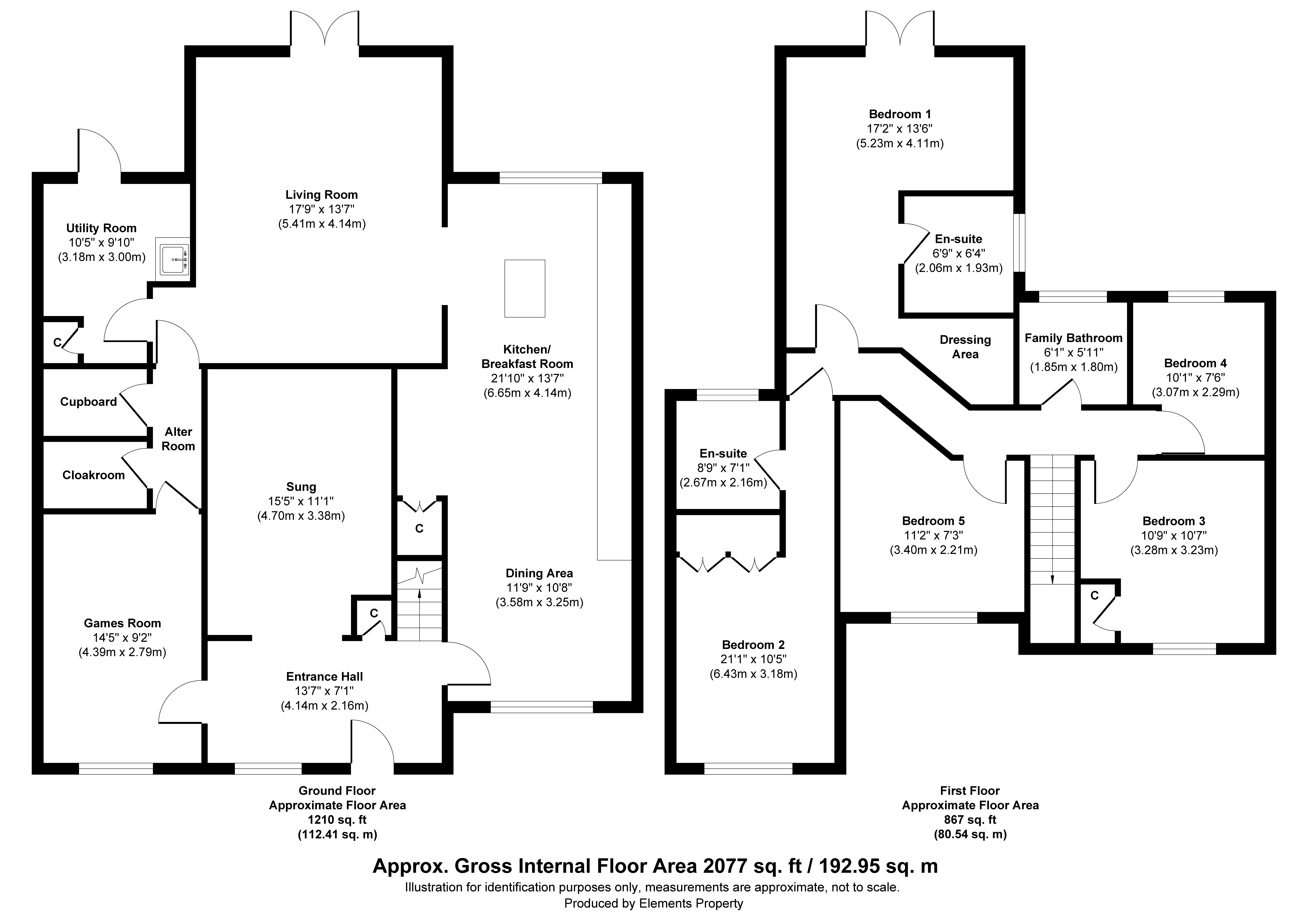 Maybrook, Horcott Road, Fairford floorplan