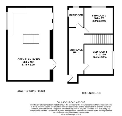 2 Bedrooms Flat for sale in Coulsdon Road, Caterham CR3