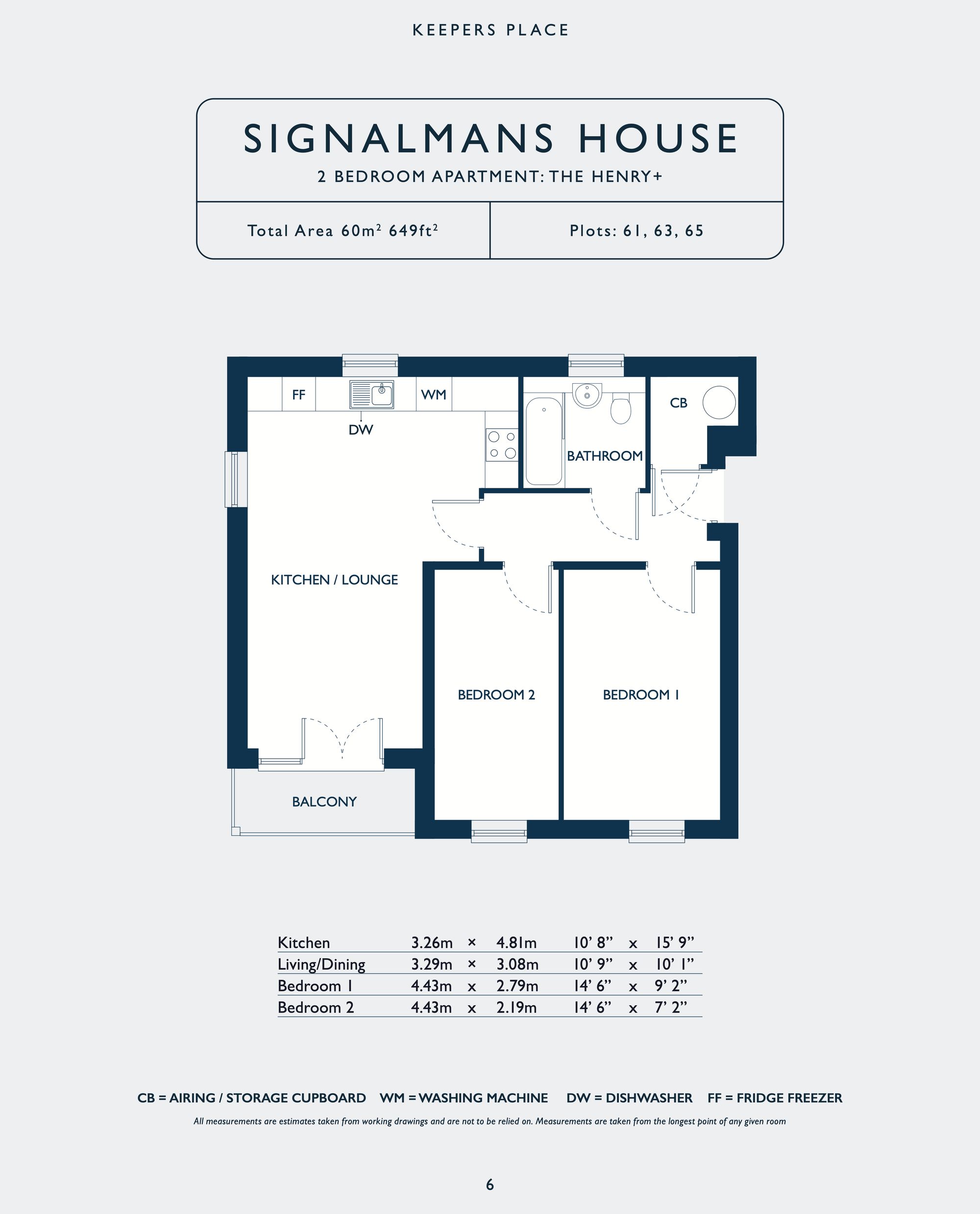 Flat 7, Signalmans House 21 Keepers Place, Oxford, Oxford floorplan