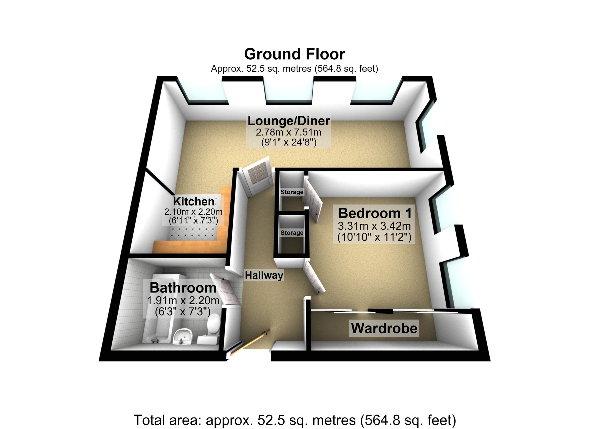 30 The Embankment, Wellingborough floorplan