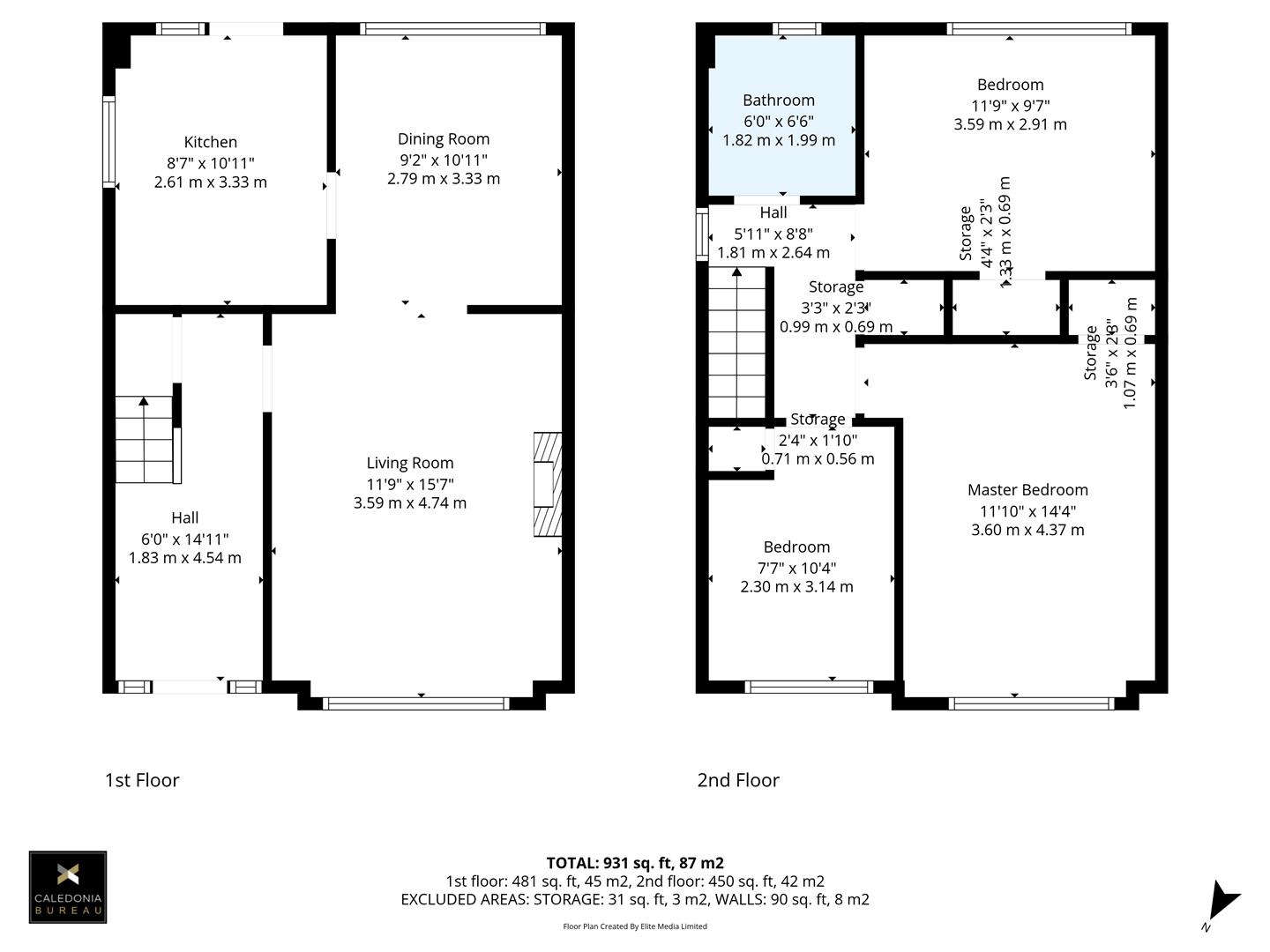 10, Heather Avenue, Clydebank floorplan