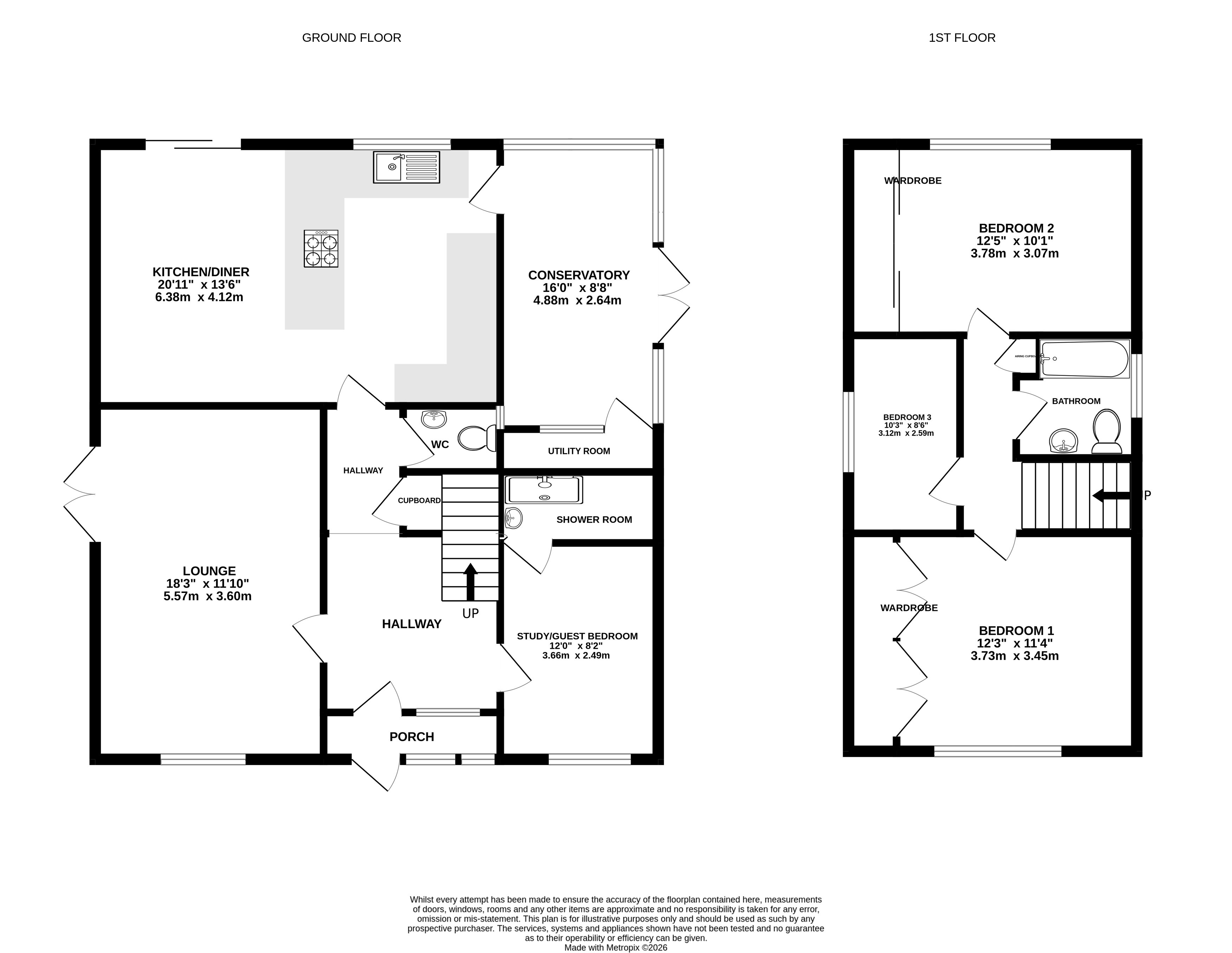 126d, Reading Road South, Fleet floorplan