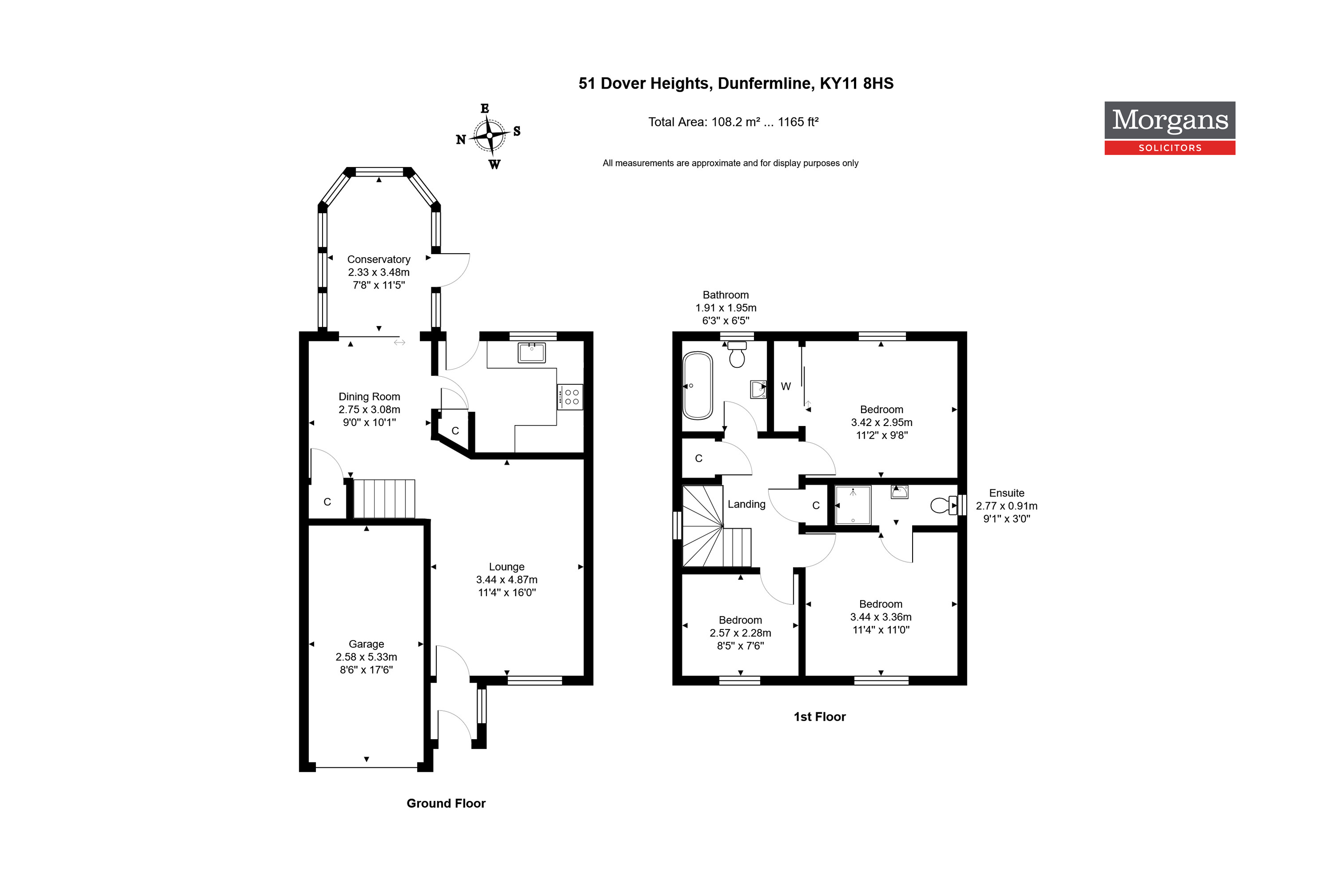 51, Dover Heights, Dunfermline floorplan