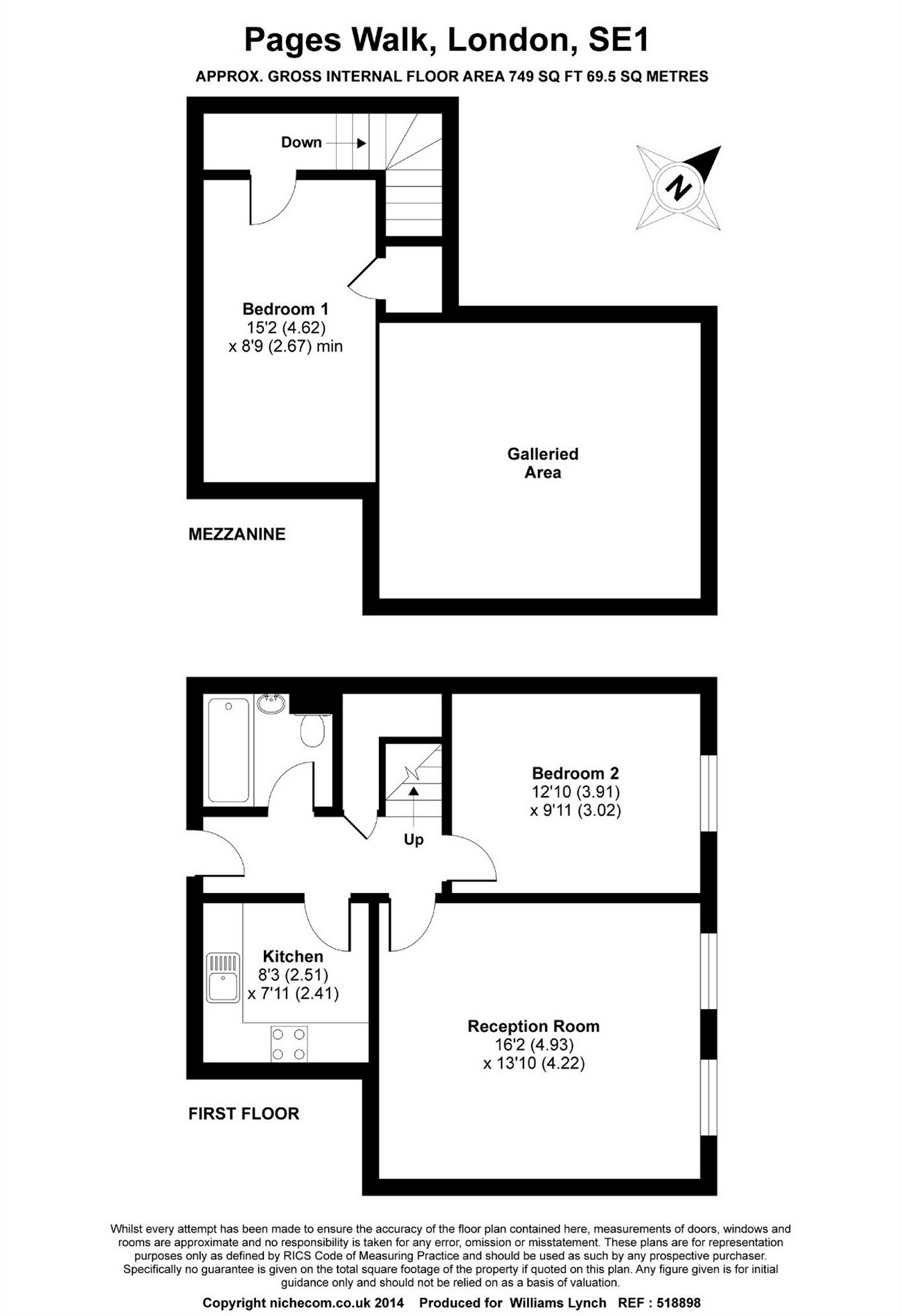 2 Bedrooms Flat to rent in The School House, Pages Walk, Bermondsey SE1