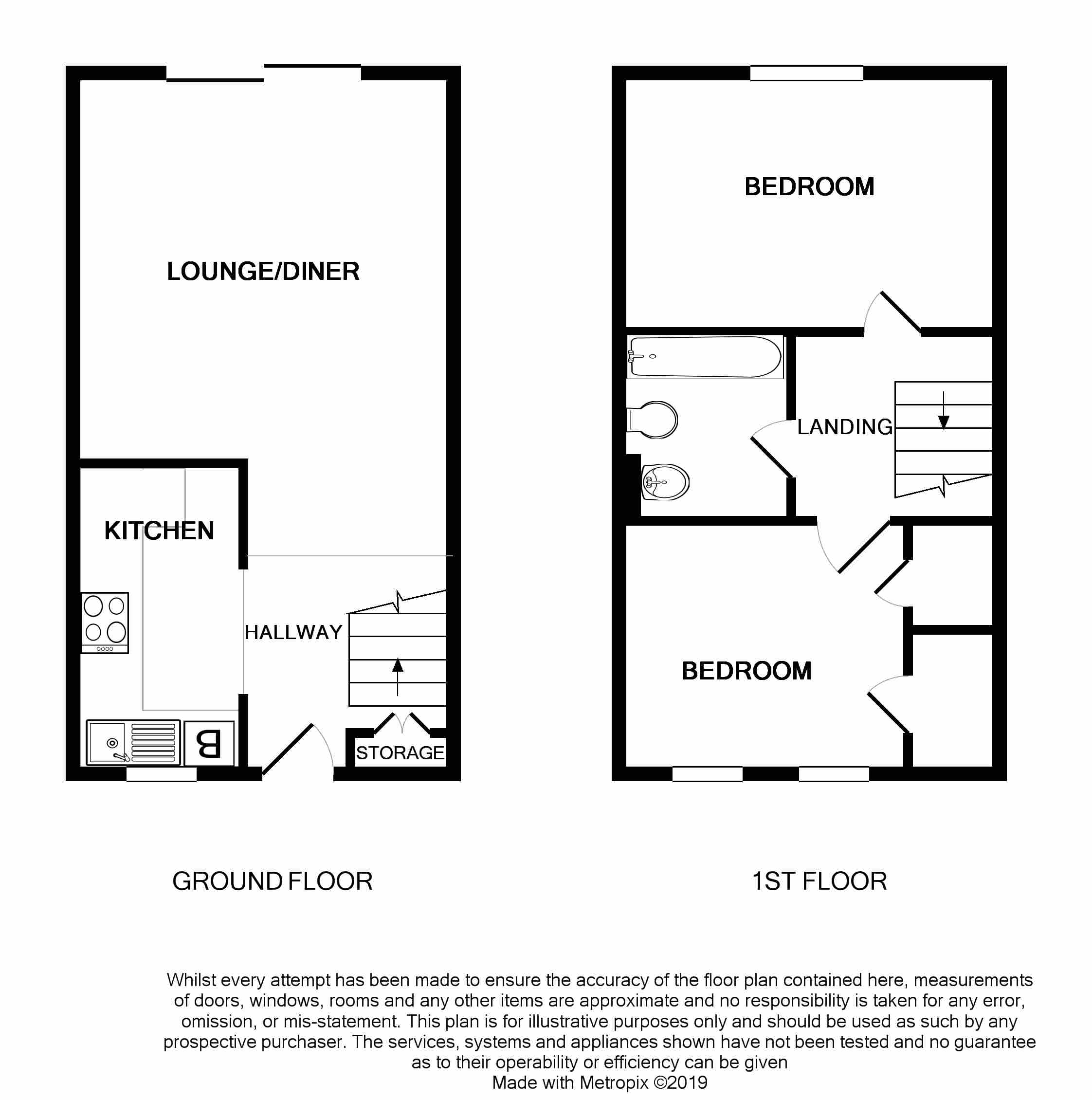 2 Bedrooms Terraced house for sale in Sanderling Close, Letchworth Garden City SG6