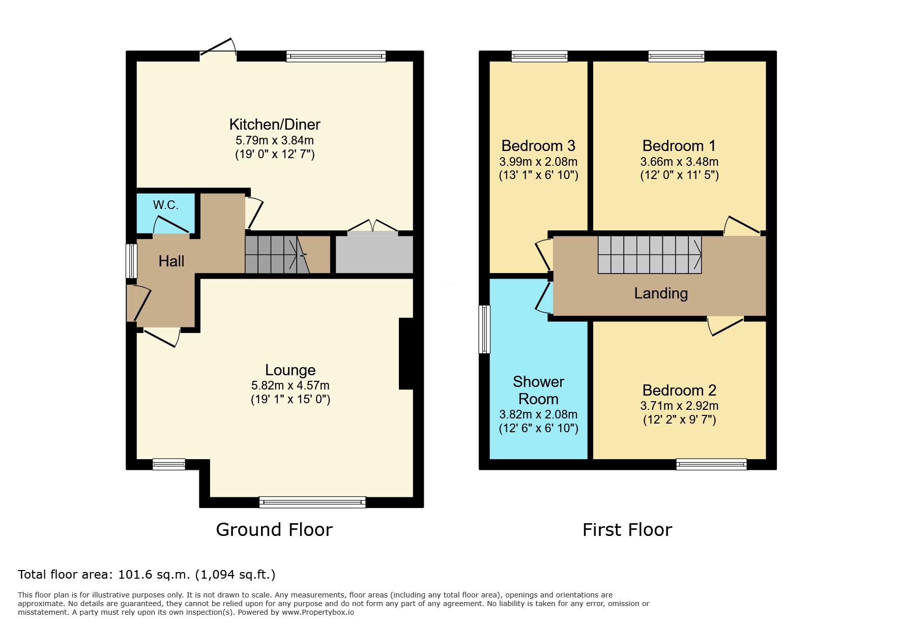 18 Bloomfield Road, Leicester floorplan