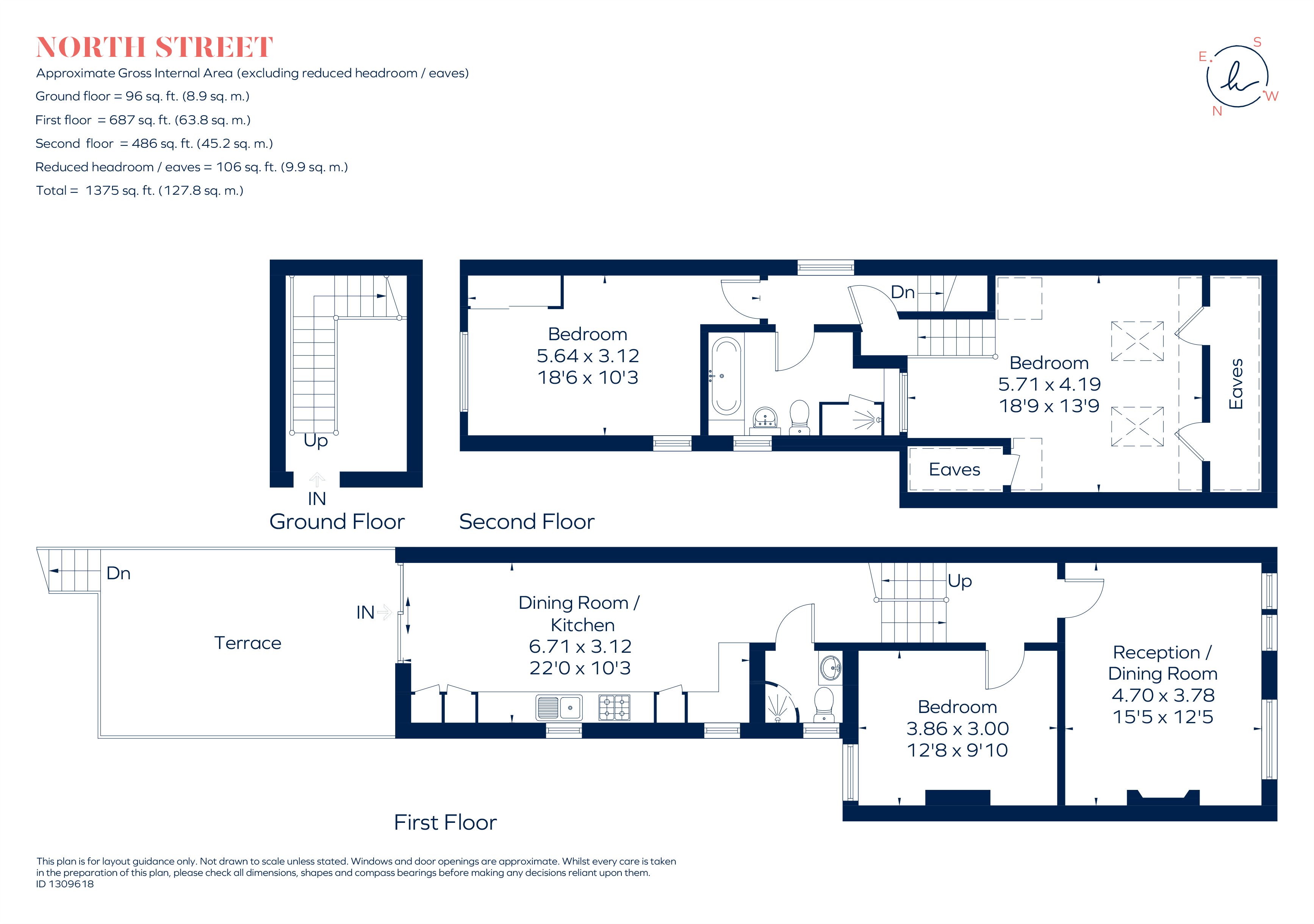 22A, North Street, London floorplan