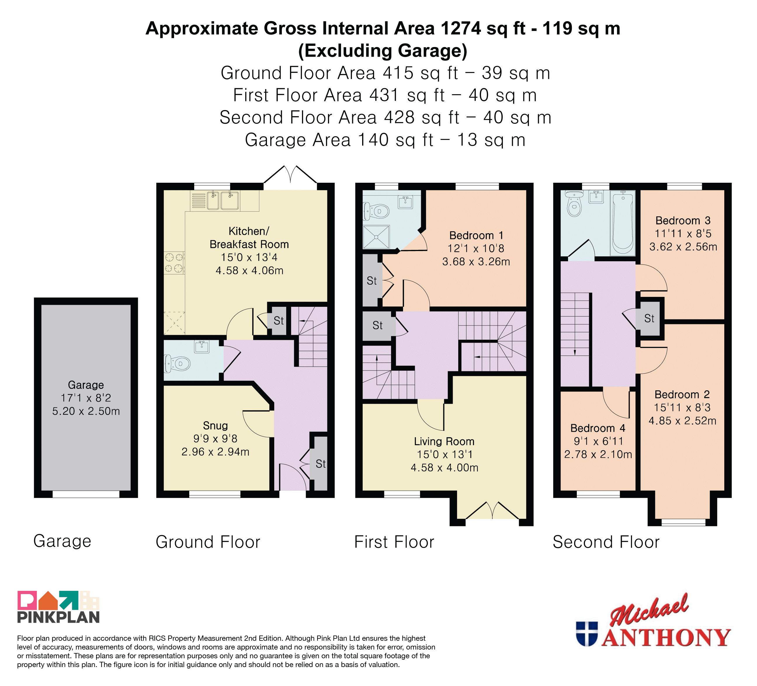 121, Selkirk Drive, Milton Keynes floorplan