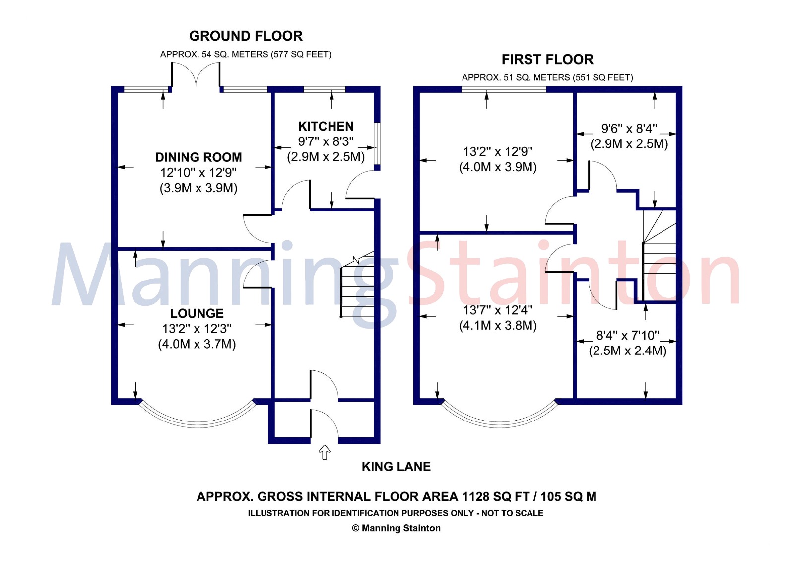 630, King Lane, Leeds floorplan