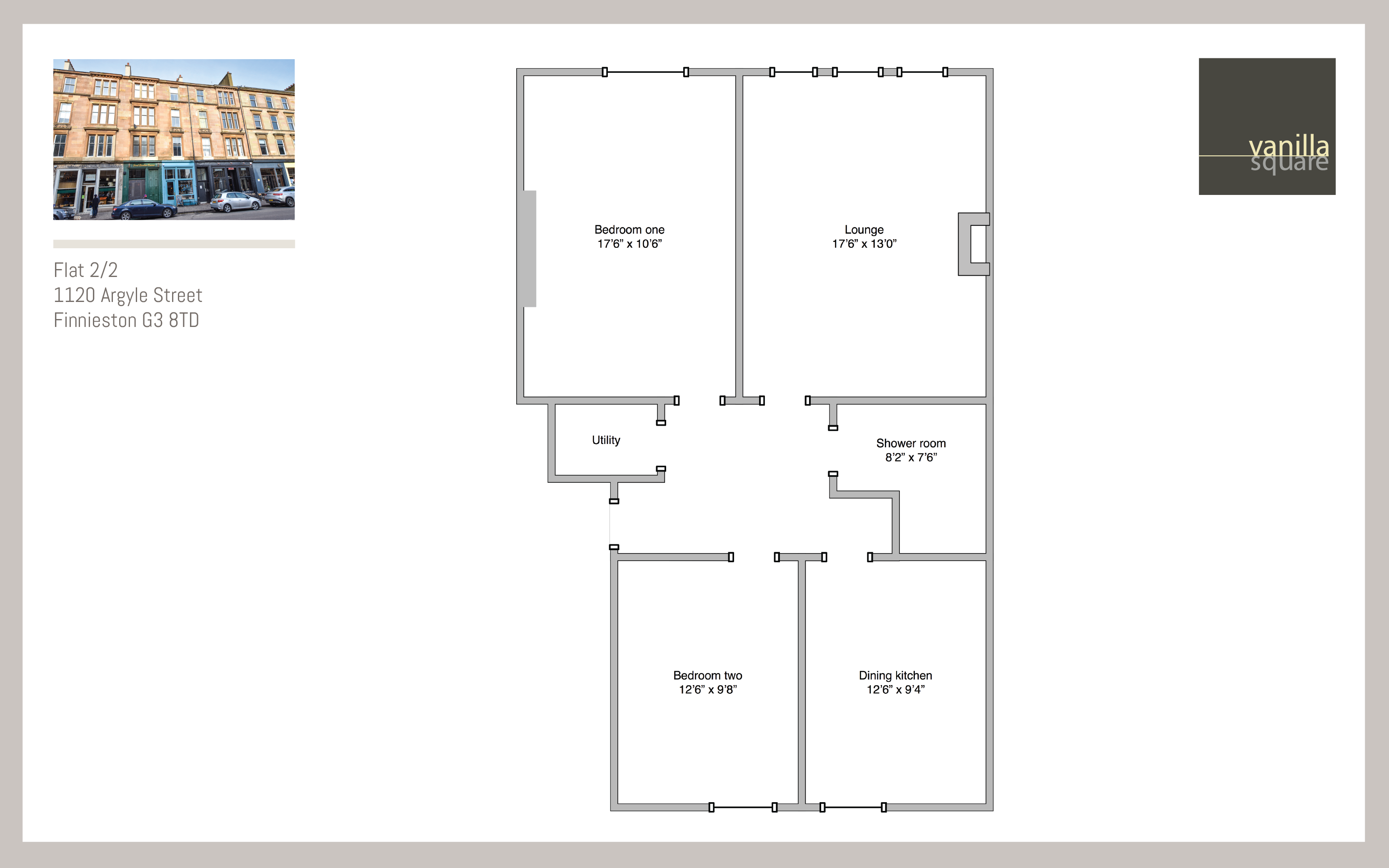 2 Bedrooms Flat for sale in Argyle Street, Glasgow G3