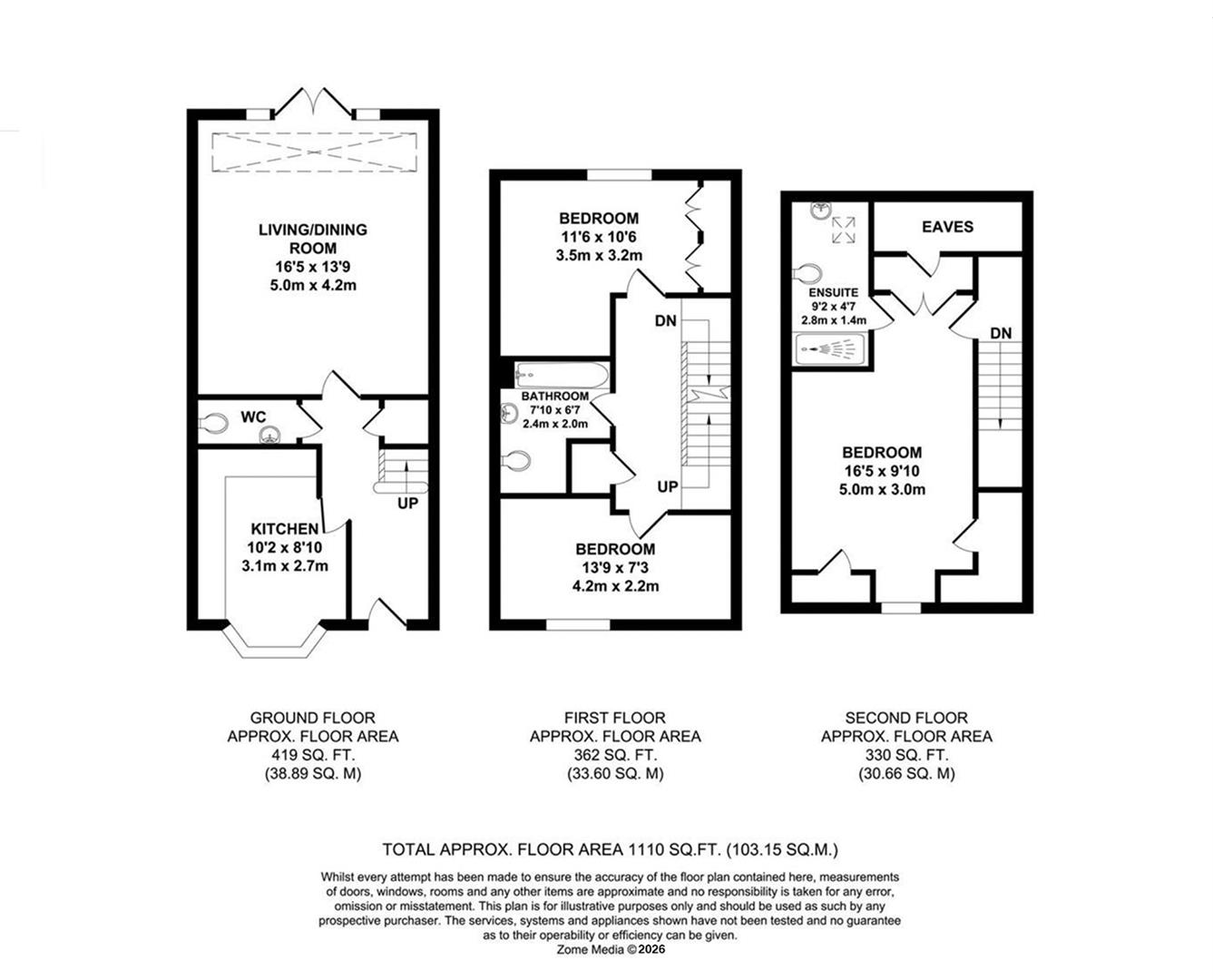 72, Hazen Road, Kings Hill floorplan