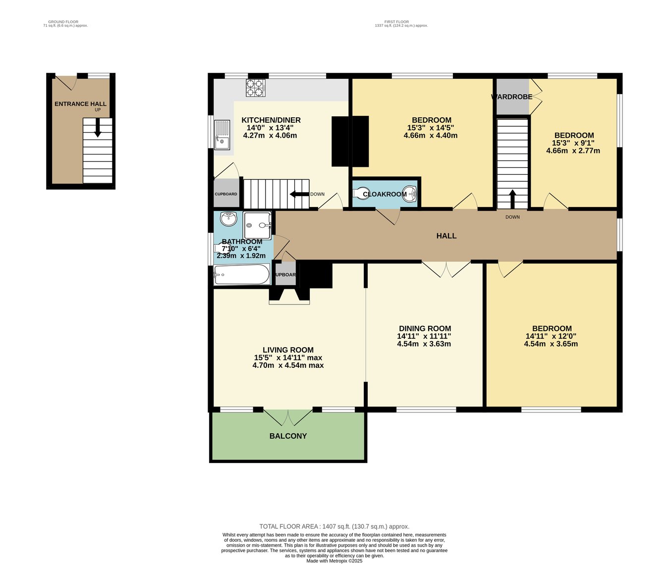 57b, Terminus Avenue, Bexhill-on-Sea floorplan