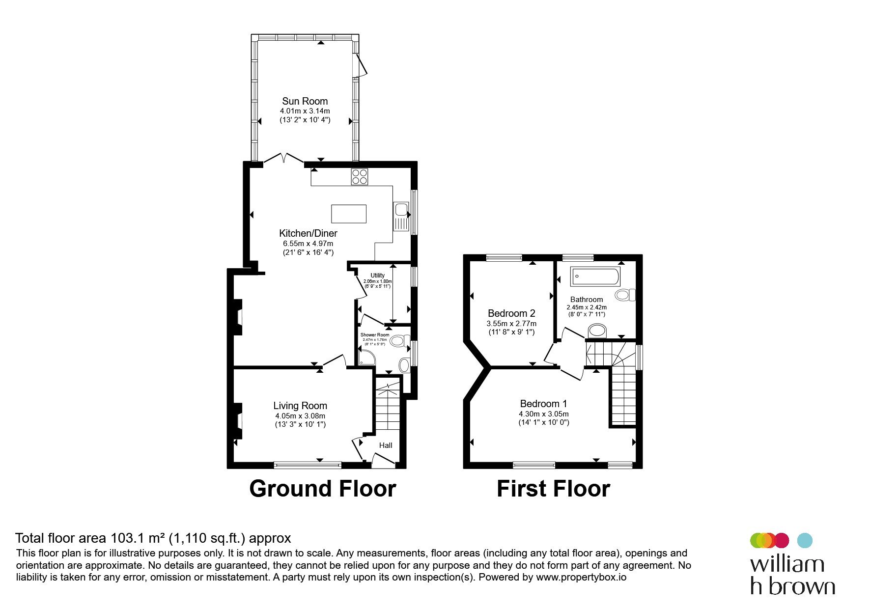 Tynedale, Main Road, Woodbridge floorplan