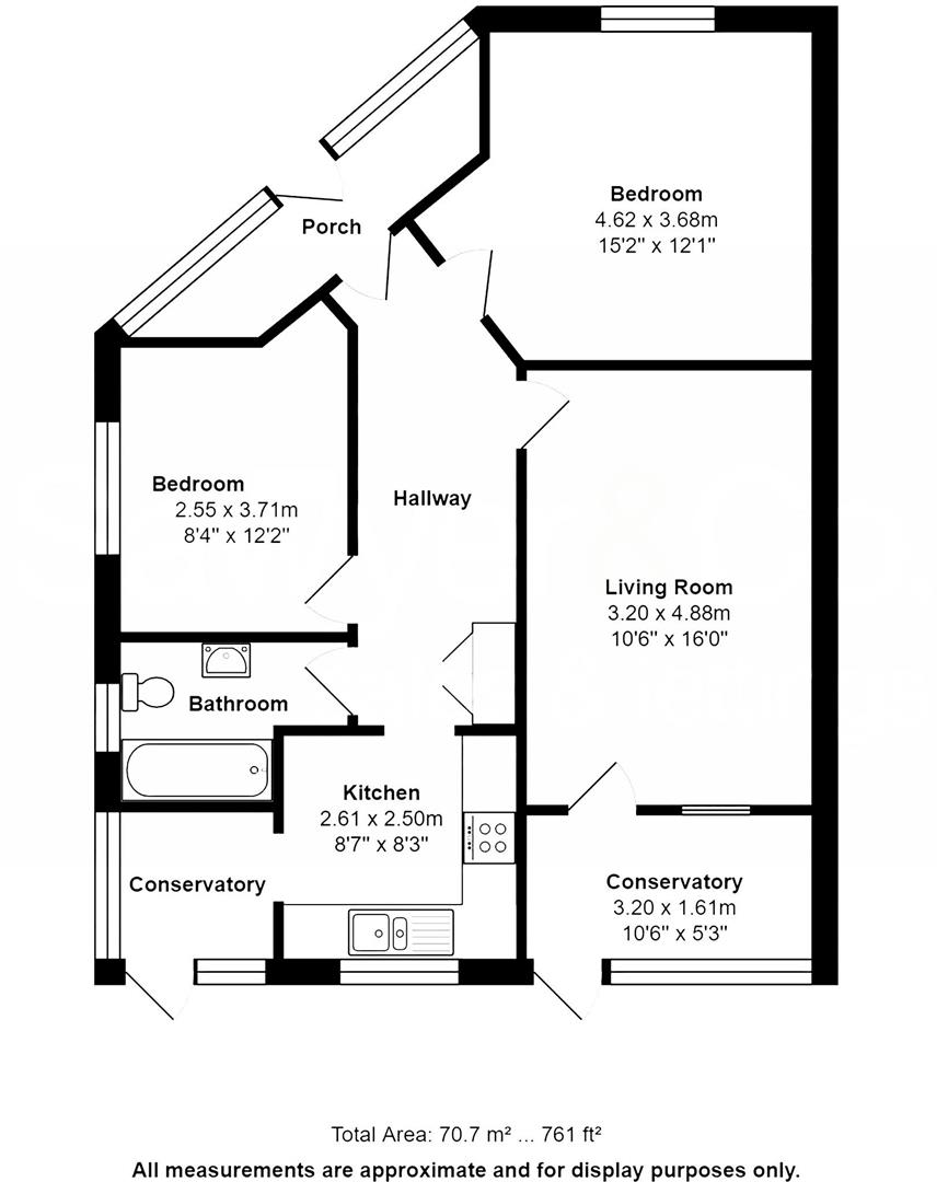 Hayes Close, Portslade, Brighton BN41, 2 bedroom semidetached bungalow