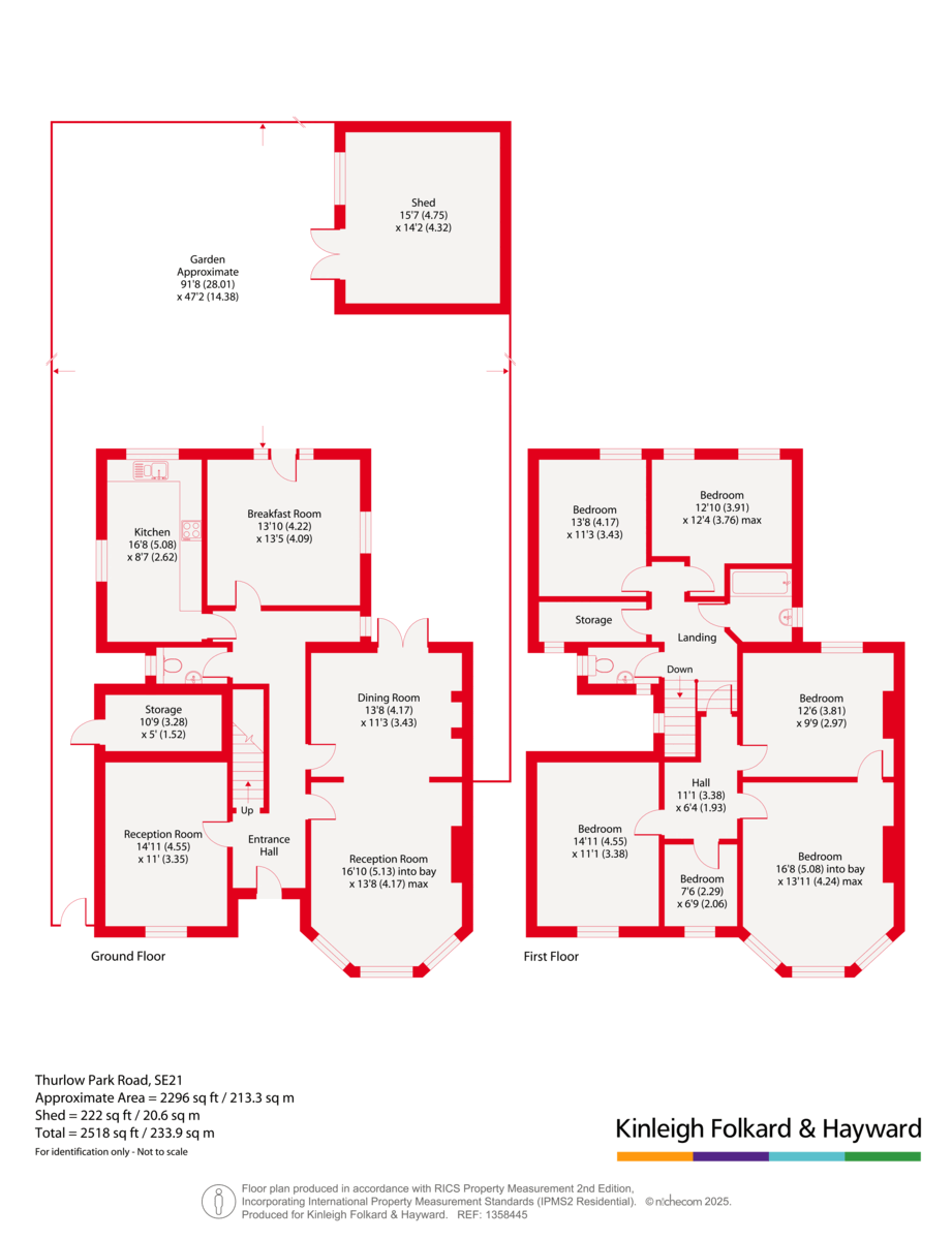 7, Thurlow Park Road, London floorplan