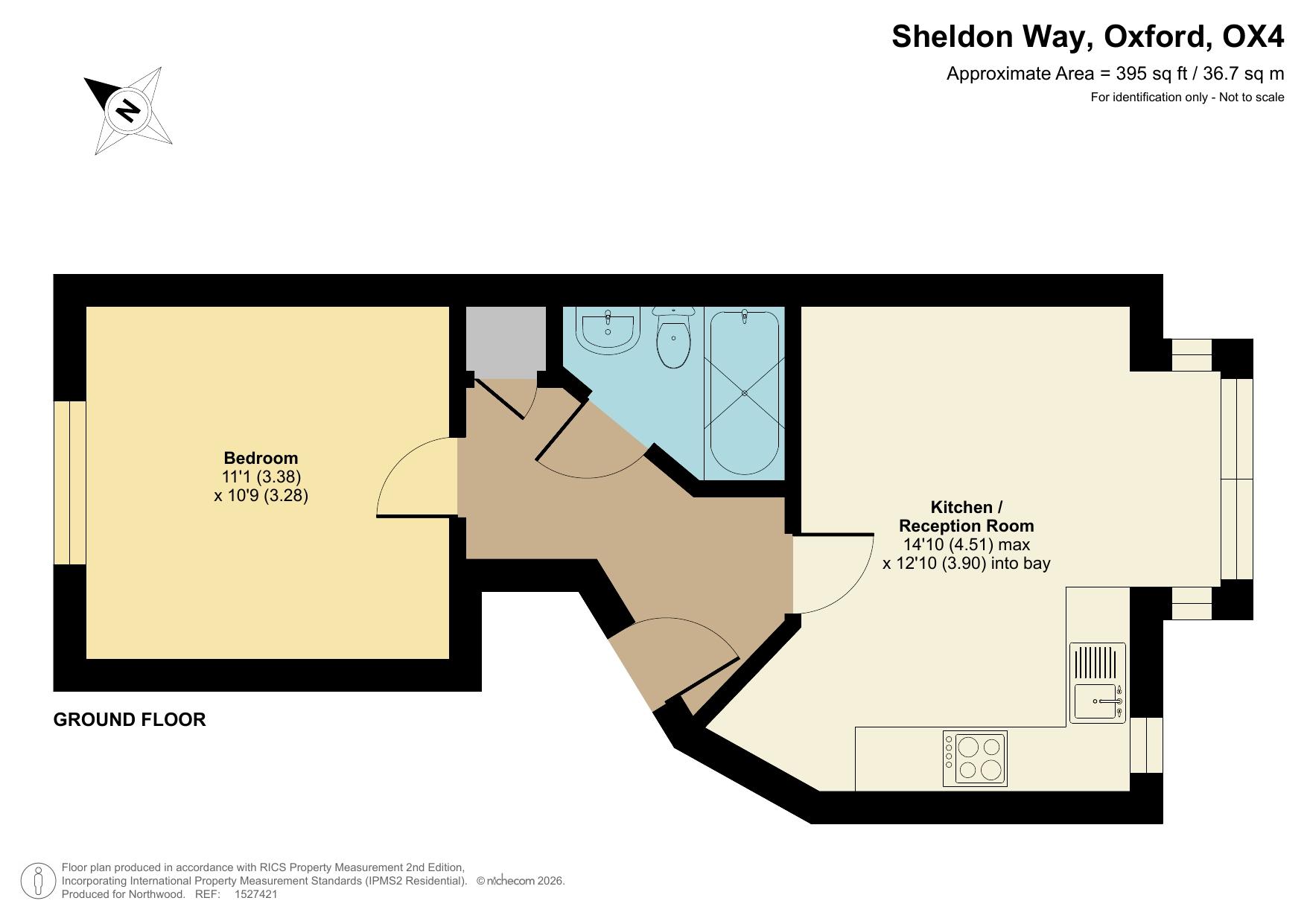 Flat A, 1, Sheldon Way, Oxford floorplan