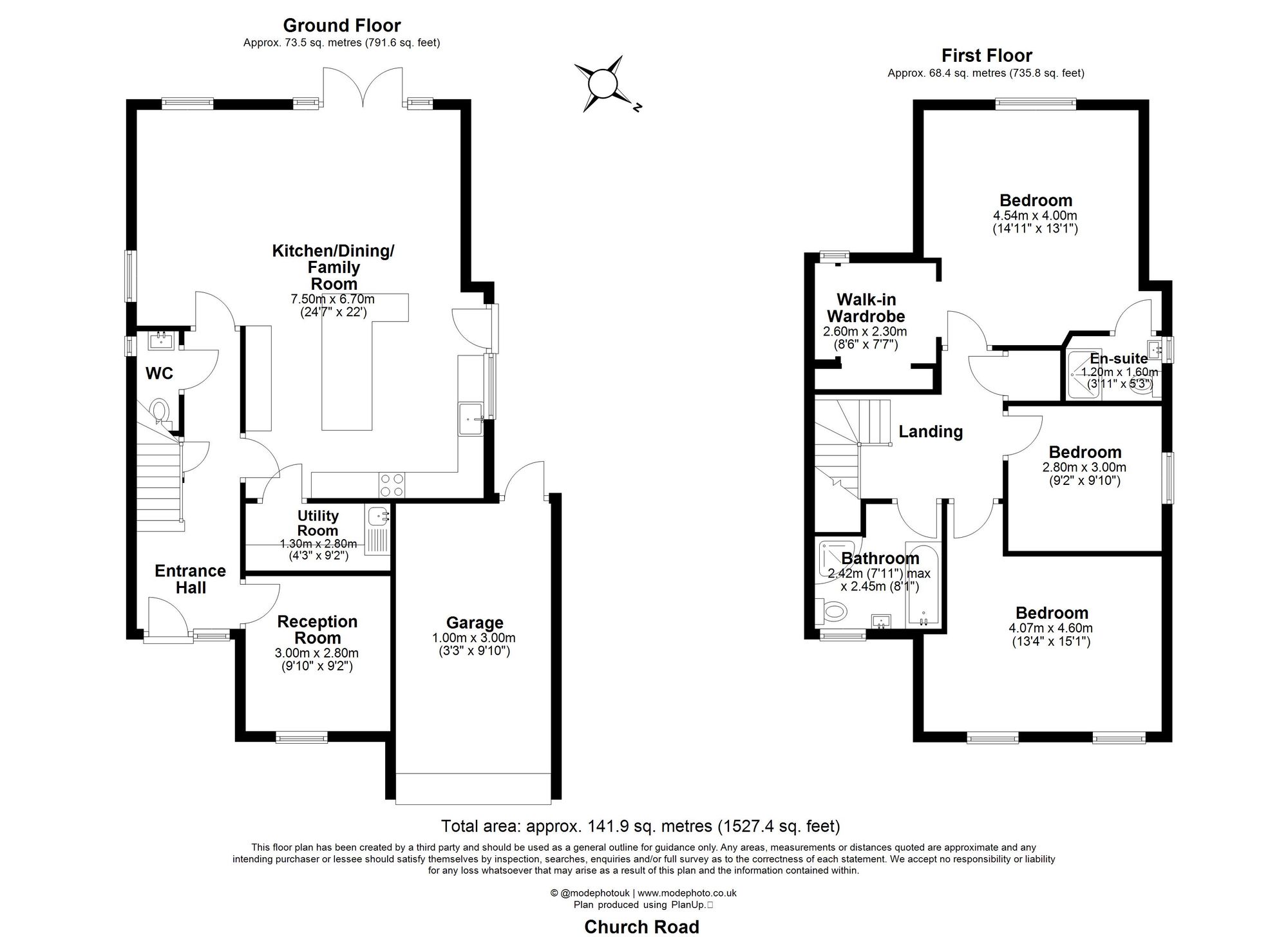 8 Church Road, Billericay floorplan