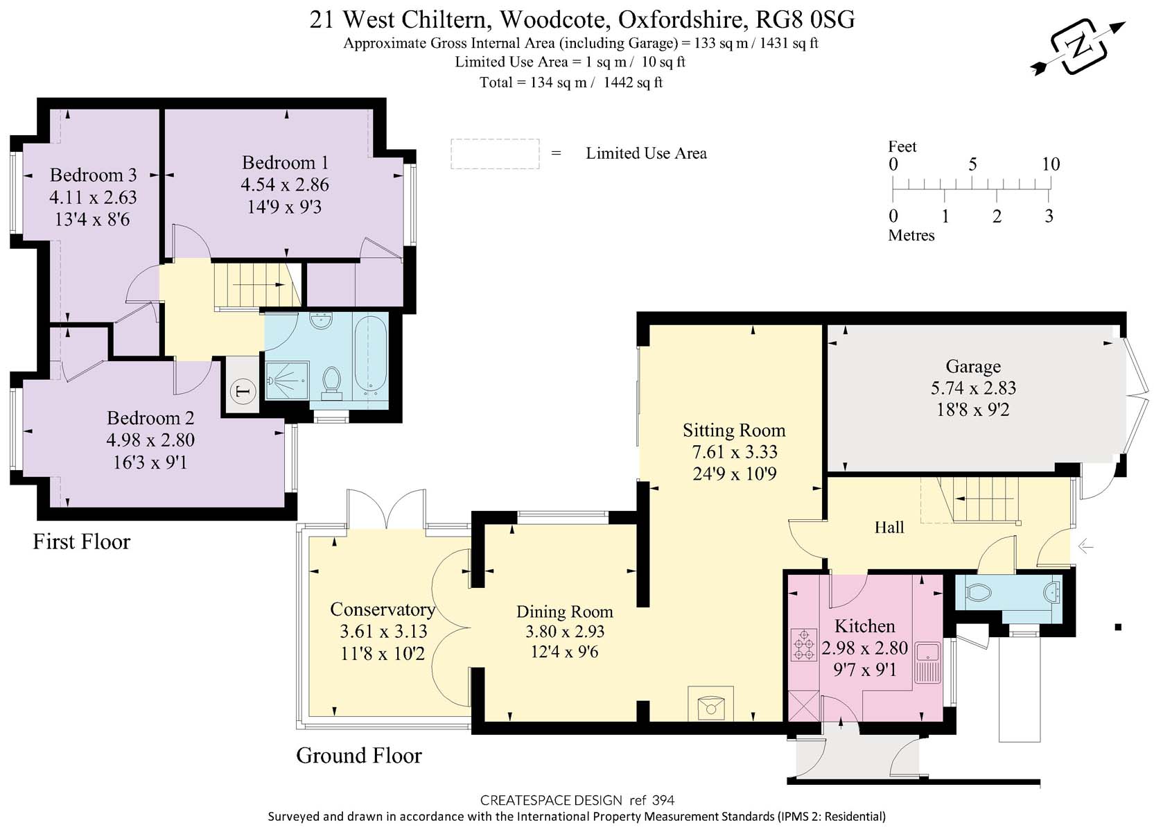 21 West Chiltern, Woodcote floorplan