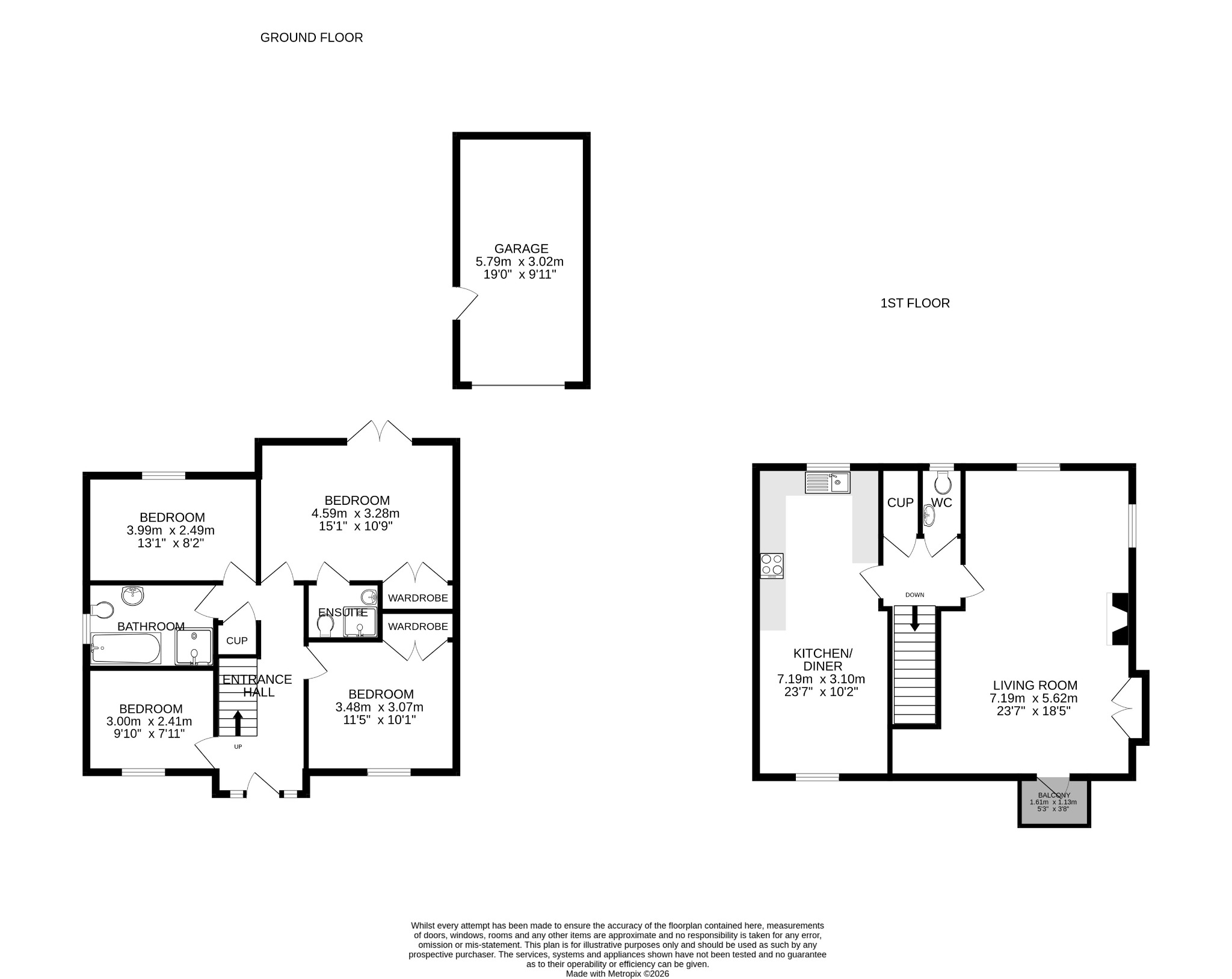42 The Shrubberies, Porthleven, Cornwall floorplan