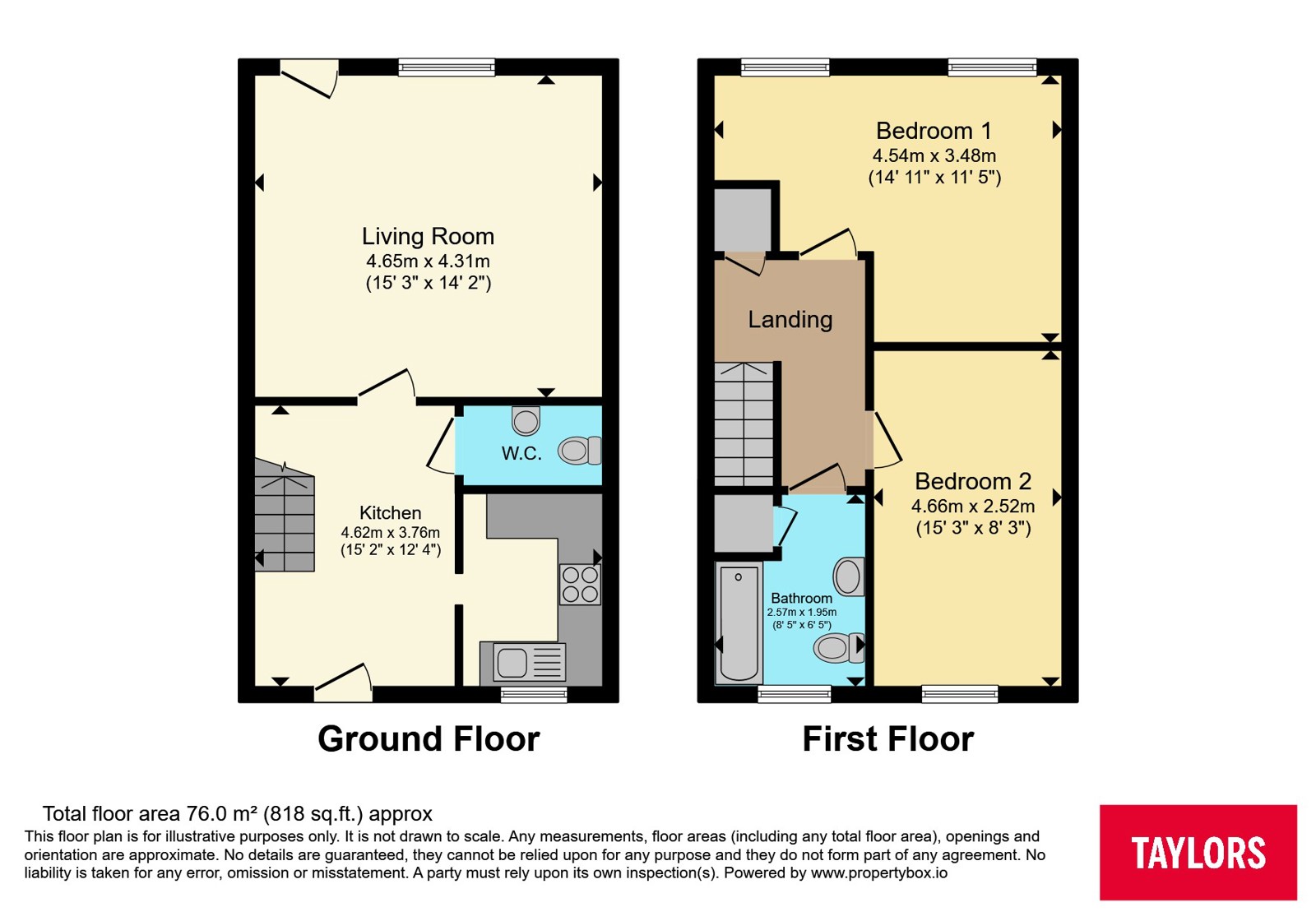 4, Waterfurrows Way, Northampton floorplan