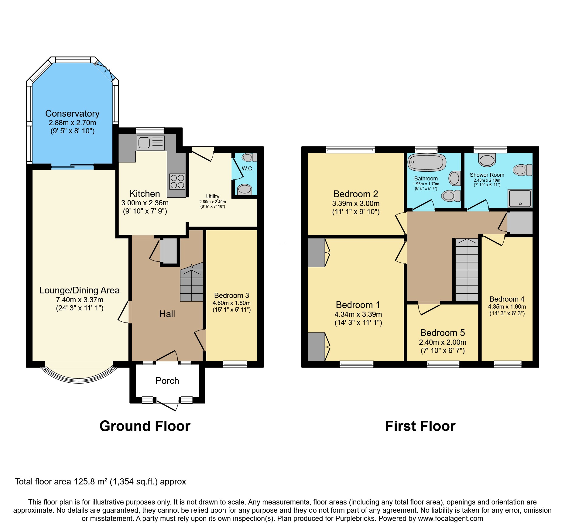 136, Woden Road East, Wednesbury floorplan