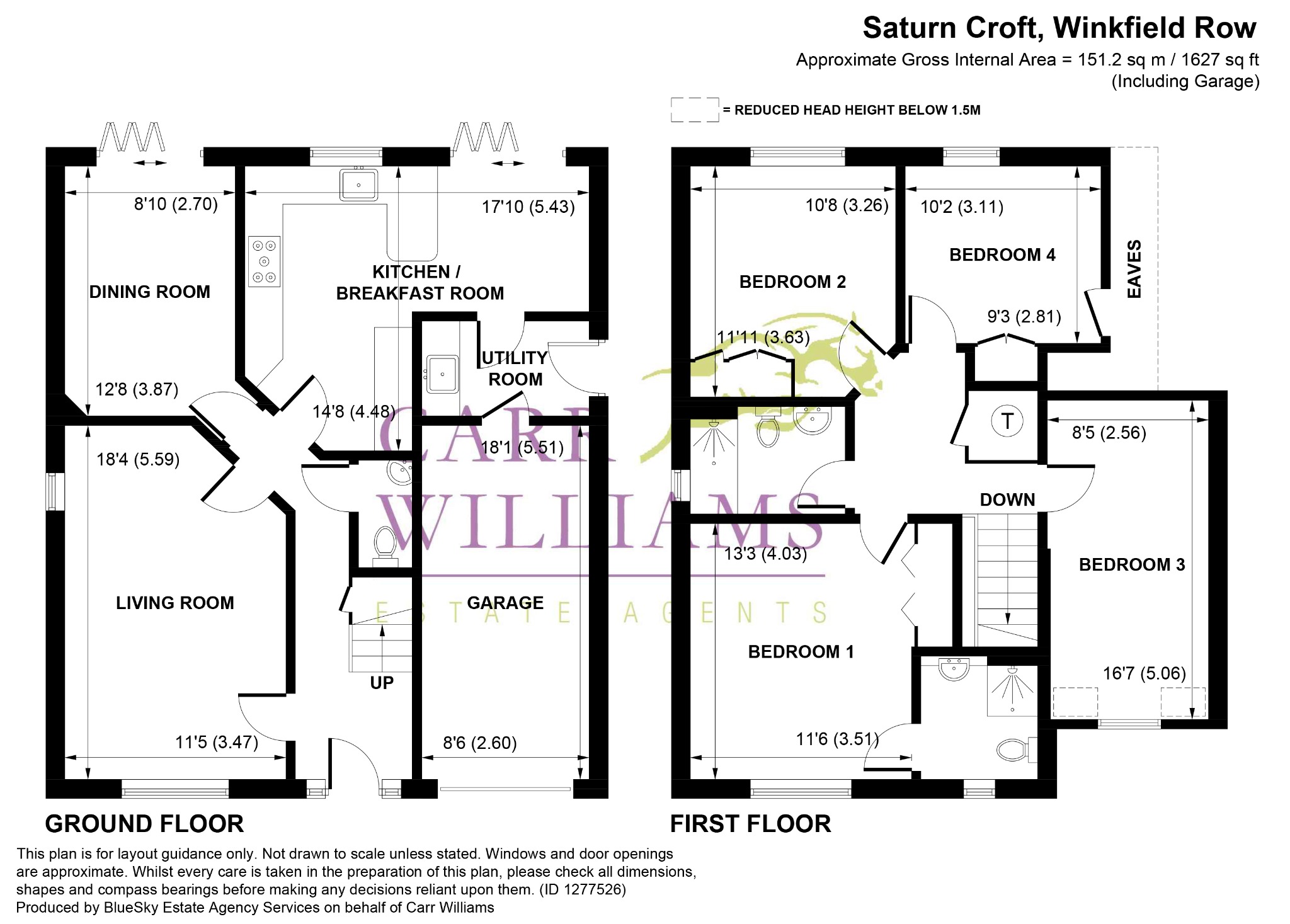 30 Saturn Croft, Winkfield Row, Bracknell floorplan