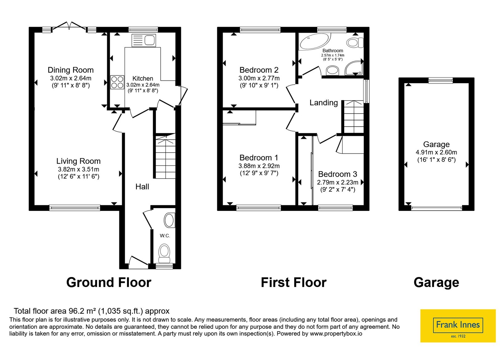 1, Barrett Drive, Leicestershire floorplan