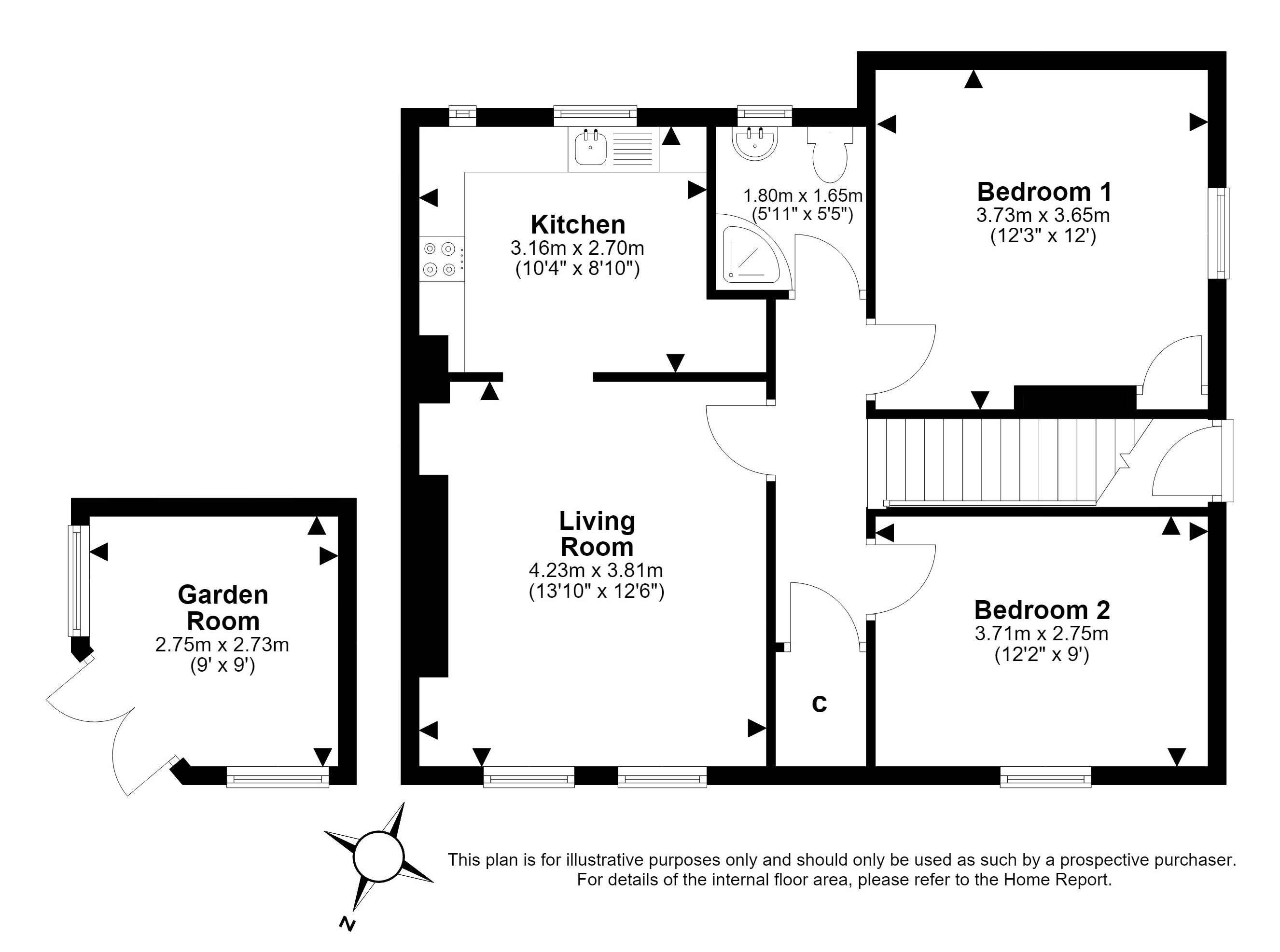 16, Deanpark Grove, Balerno, Edinburgh floorplan