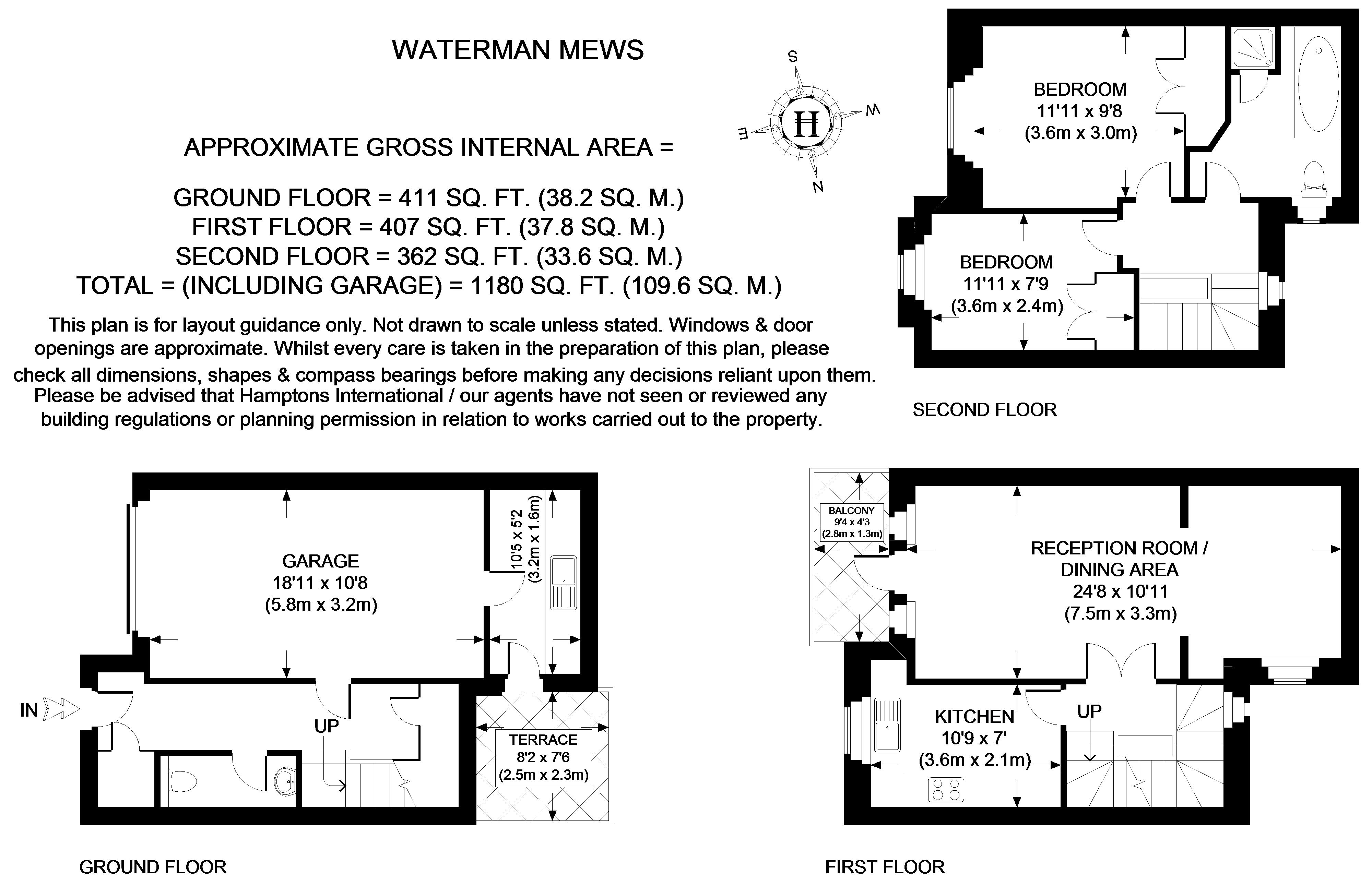 2 Bedrooms Mews house to rent in Watermans Mews, The Mall, London W5