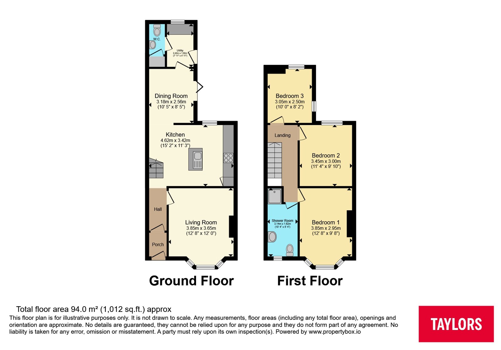 26, Repton Road, Bristol floorplan