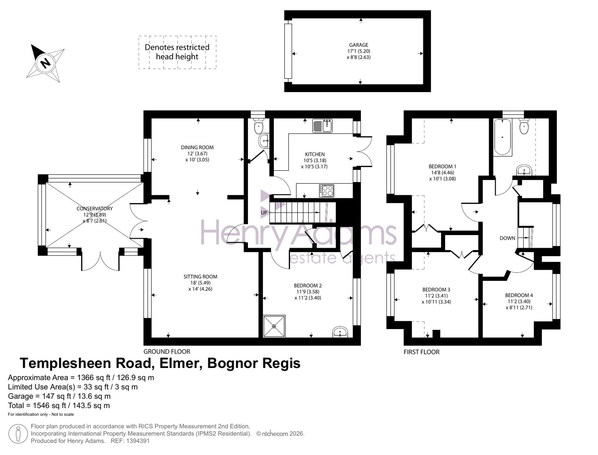 7 Templesheen Road, Bognor Regis floorplan