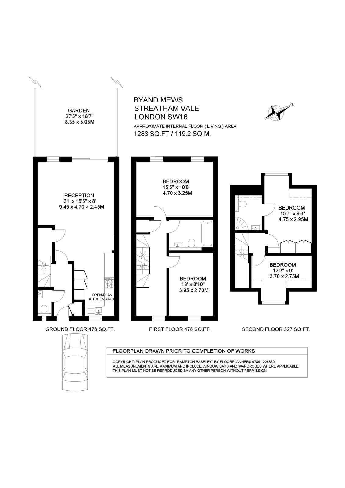 Plot 7, Byards Mews, 2a, Byards Croft, London floorplan