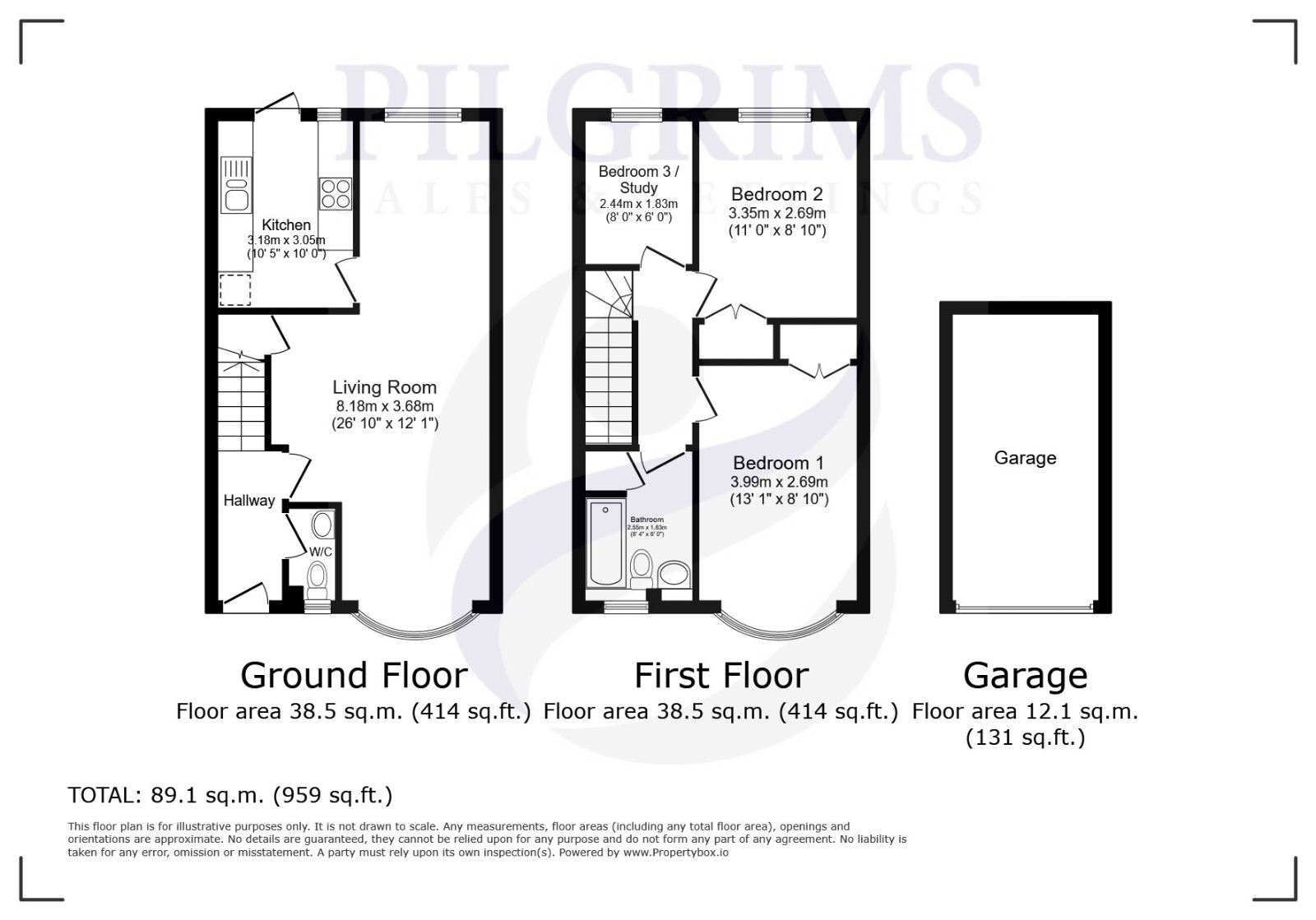 13, Regency Drive, West Byfleet floorplan