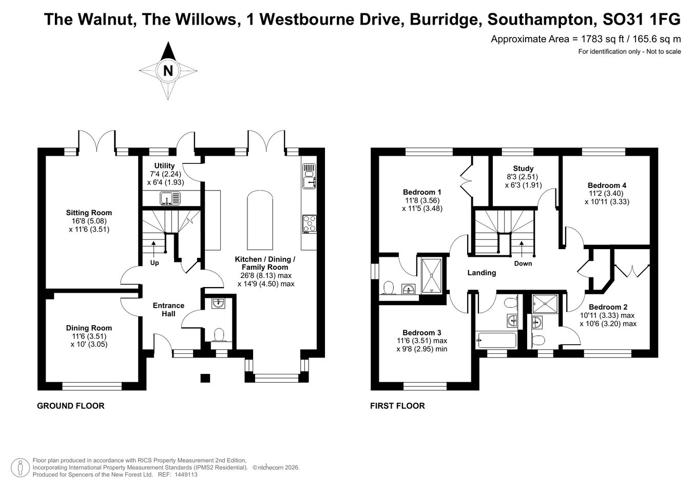 The Walnut, The Willows, Westbourne Drive, Southampton floorplan