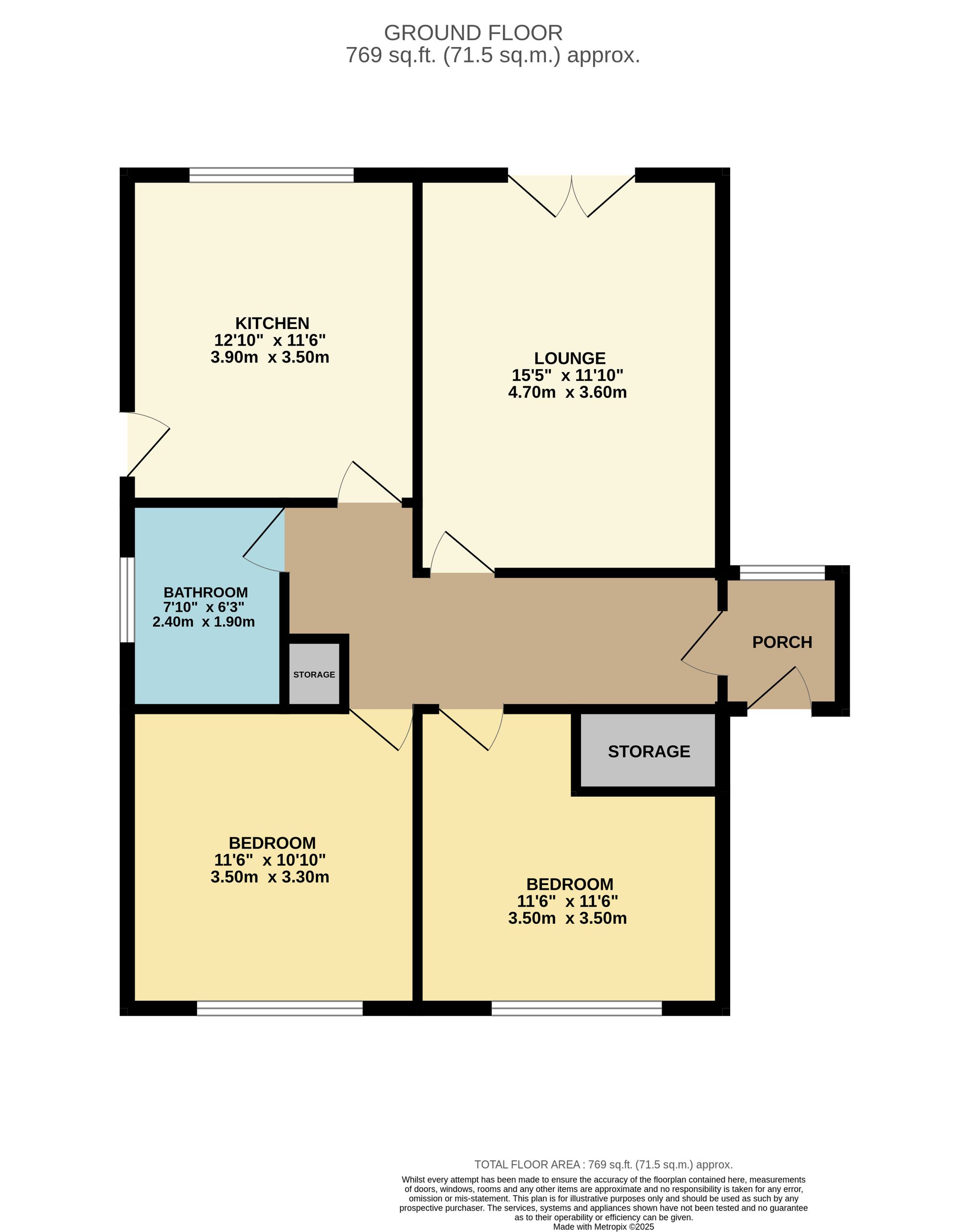 4 Marlow Close, Bolton floorplan