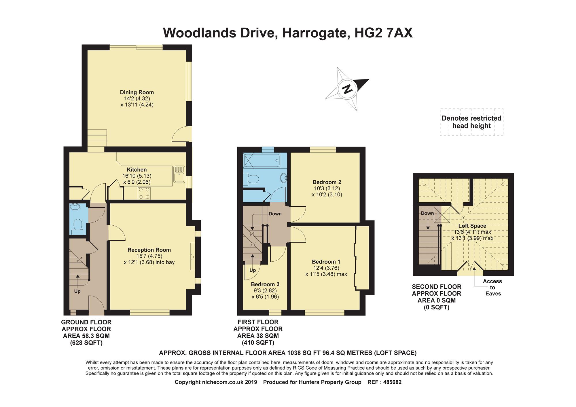 3 Bedrooms Semi-detached house for sale in Woodlands Drive, Harrogate HG2