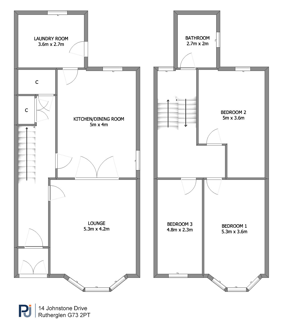 14 Johnstone Drive, Rutherglen,, Glasgow floorplan