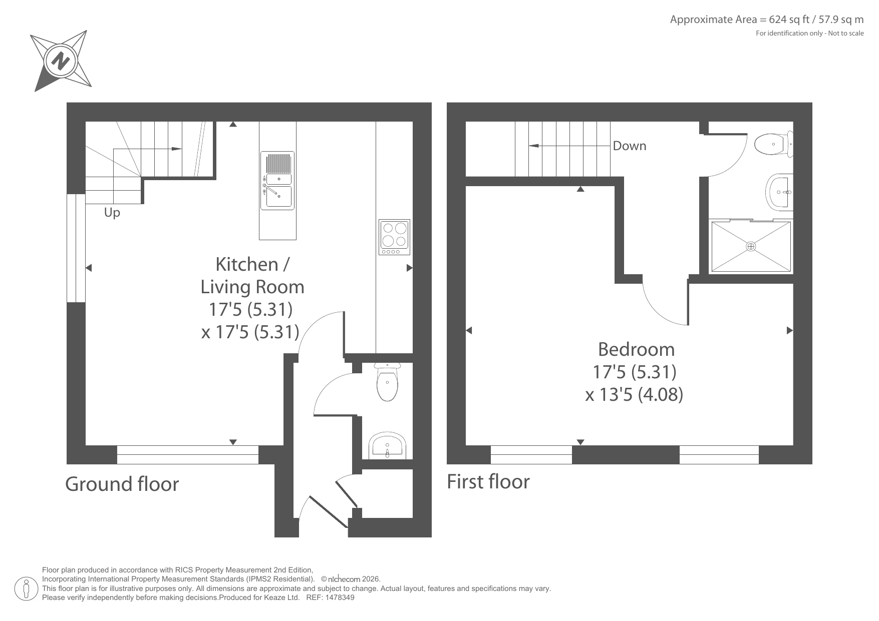 Bradford BD10 0FP, Bradford floorplan
