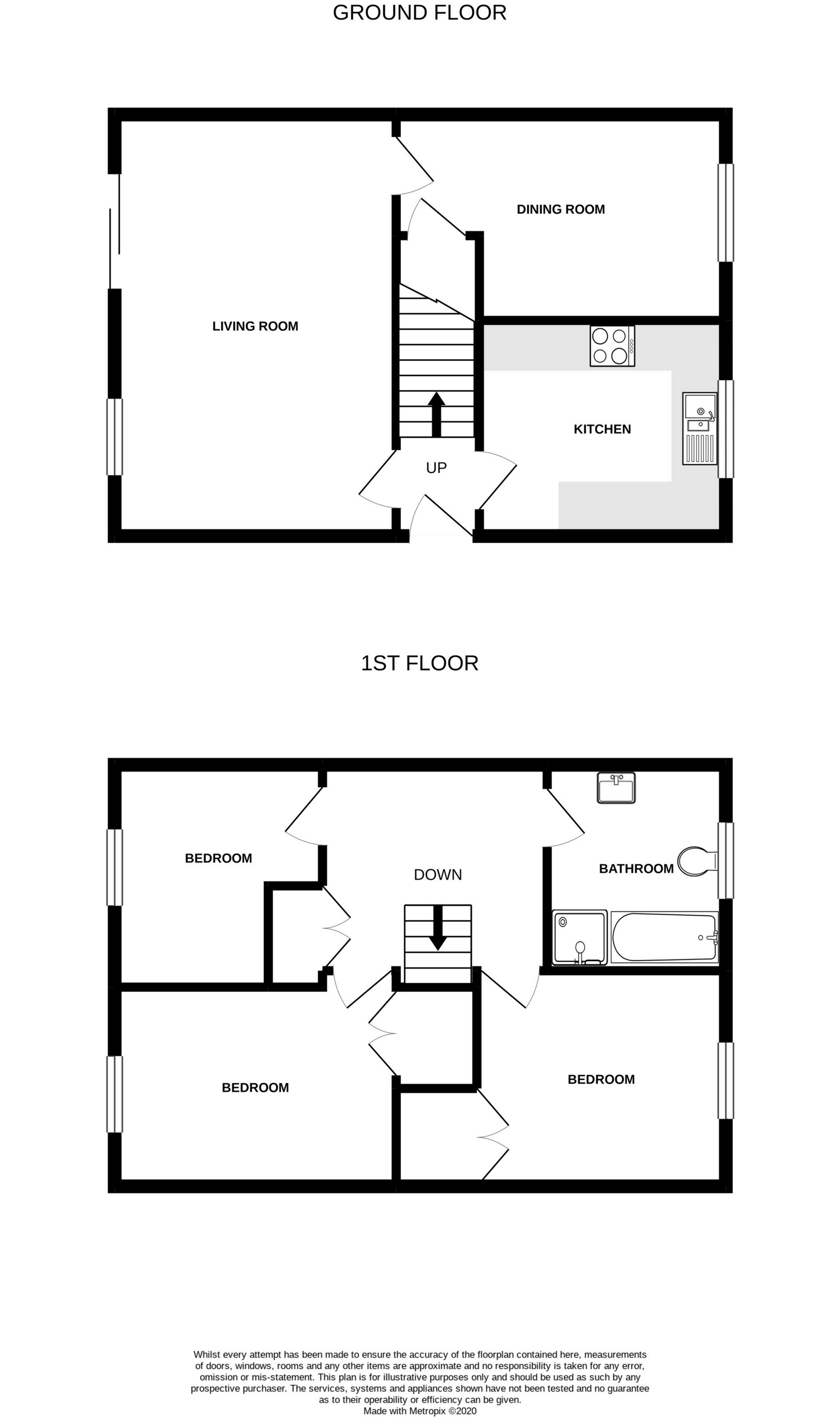 7, Courtenay Road, Deal floorplan