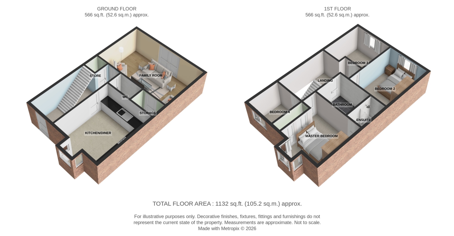 183, Birchfield Way, Telford floorplan