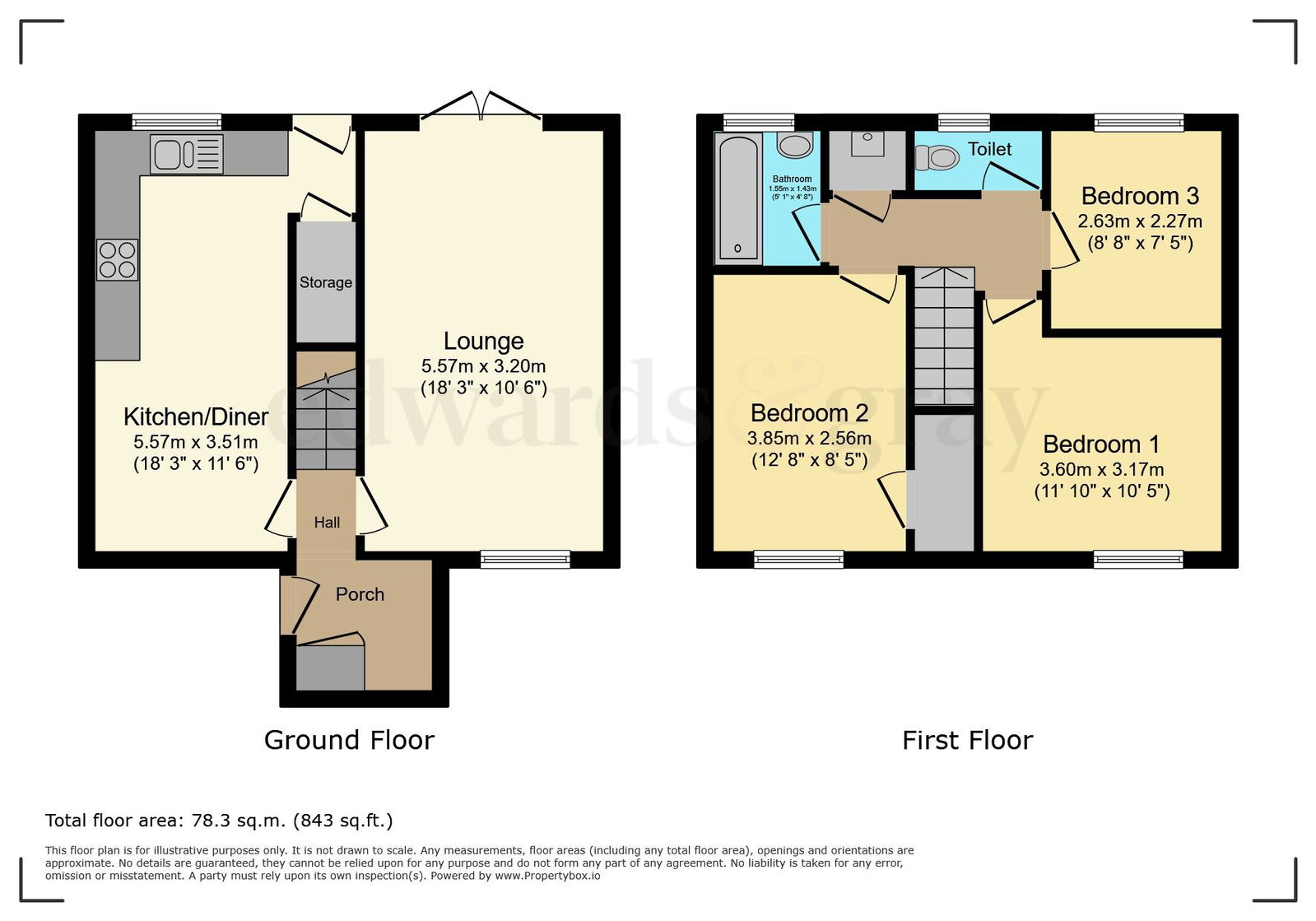 1, Hatchford Walk, Birmingham floorplan
