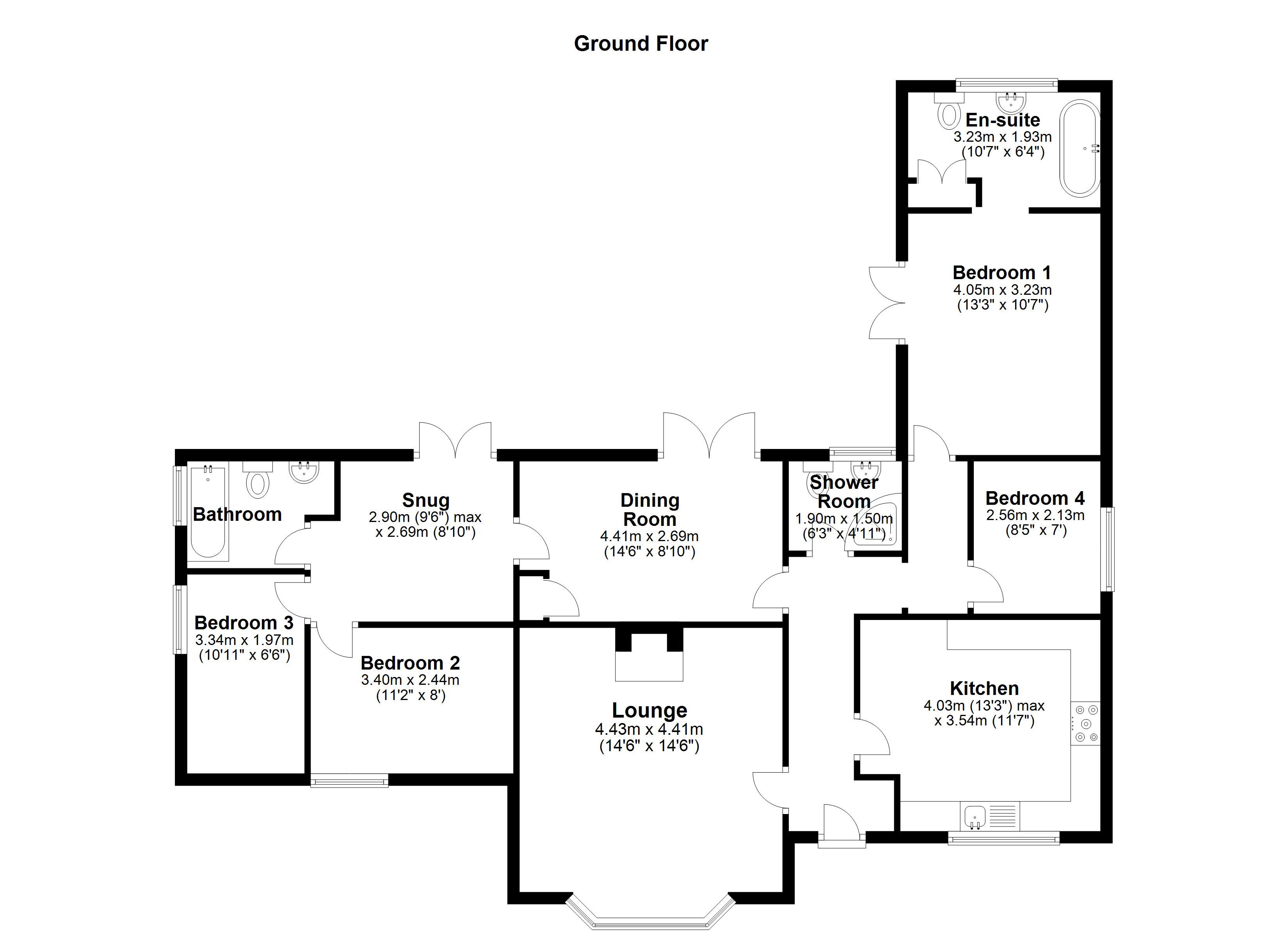 Broom Street, Great Cornard, Sudbury CO10, 4 bedroom detached bungalow