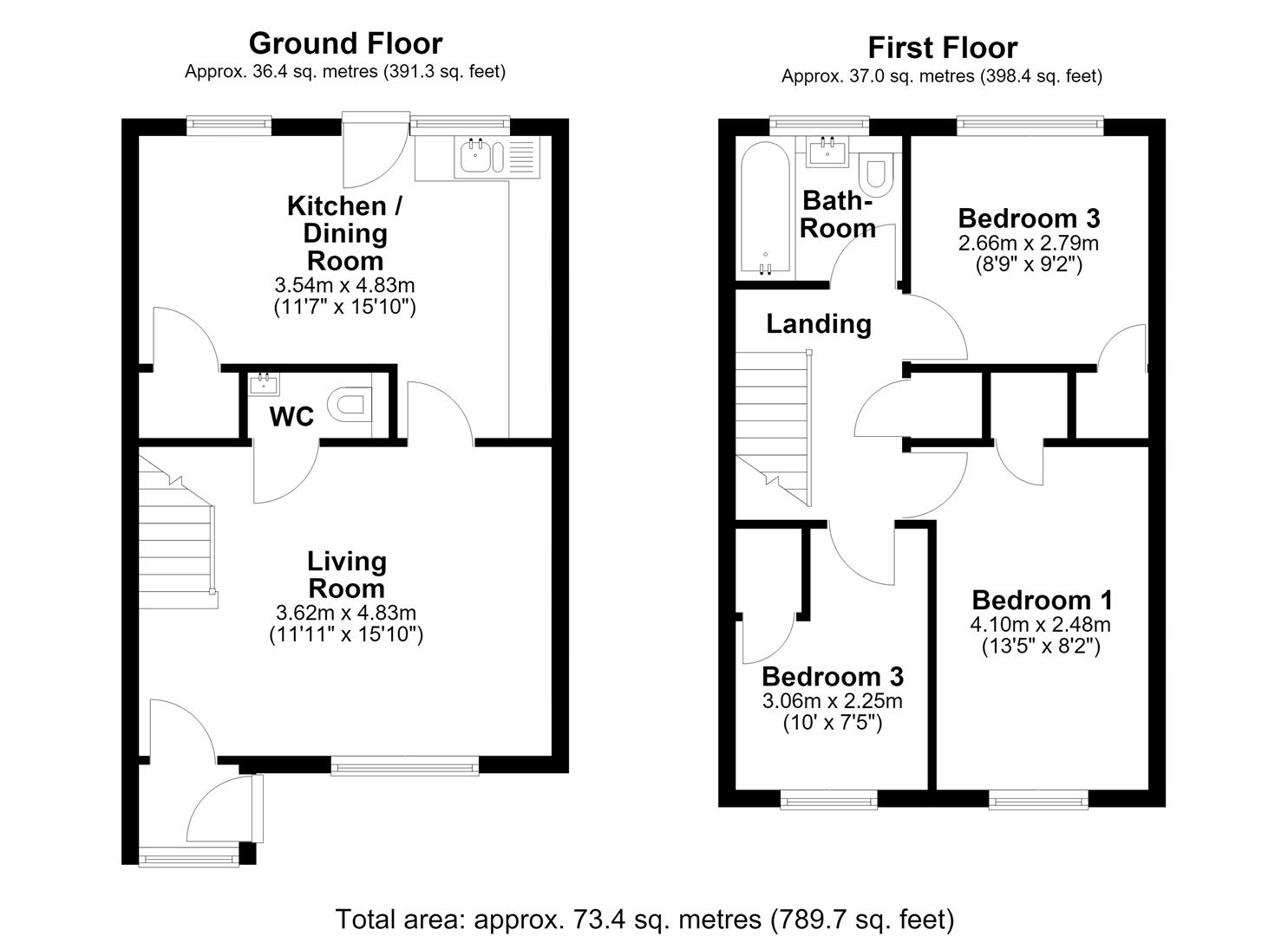 14, Camside, Cambridge floorplan
