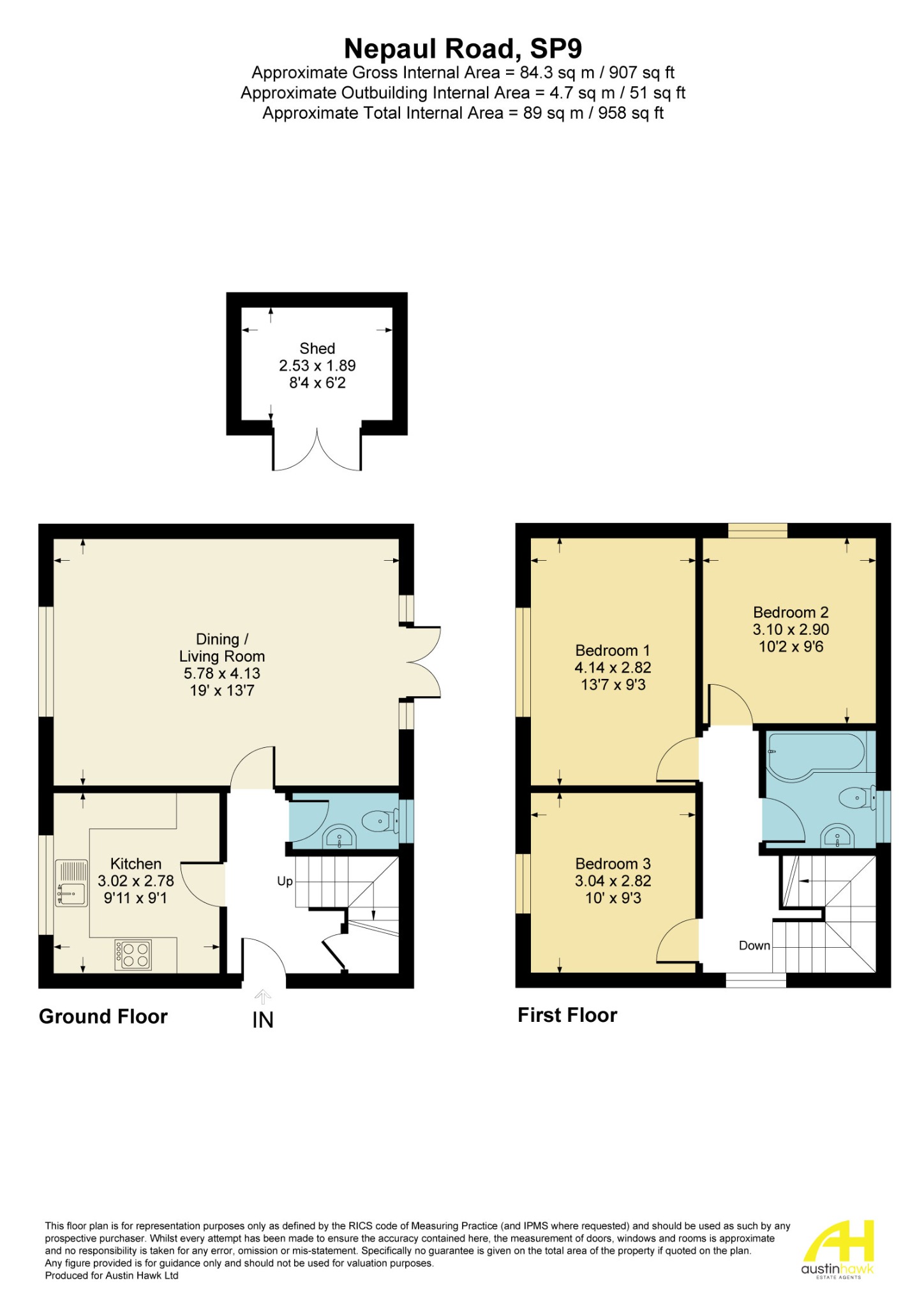 15a Nepaul Road, Tidworth floorplan